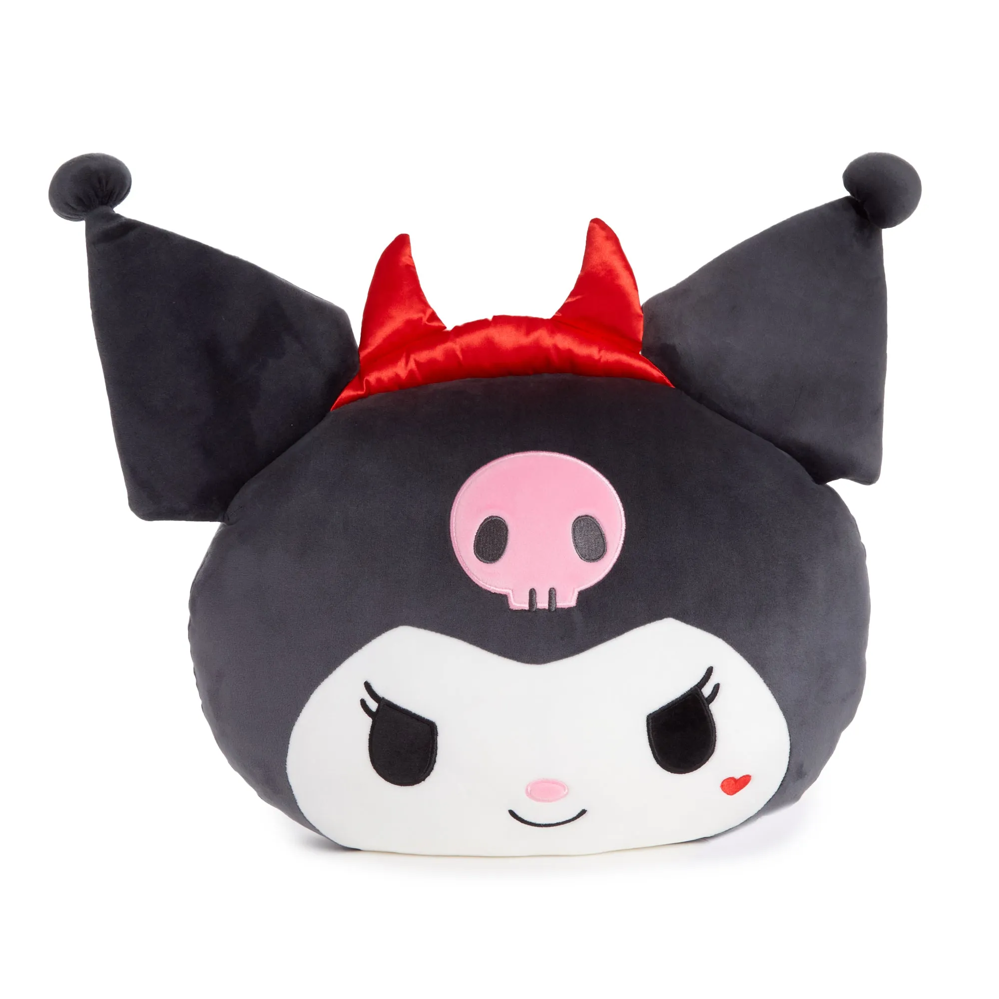 Kuromi Face Plush (Strawberry Treat Series) SANRIO