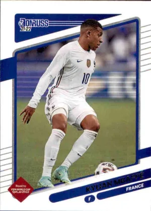 Kylian Mbappe, 2021-22 Panini Donruss Soccer Road To FIFA World Cup Qatar