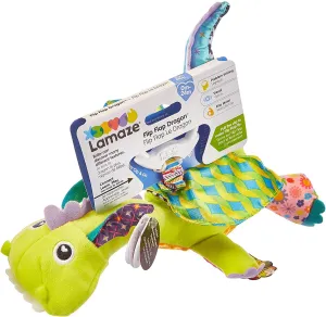 Lamaze Flip Flap Dragon Clip on Pram and Pushchair Newborn Baby Toy Sensory Toy