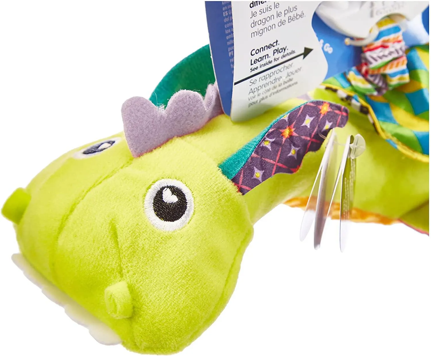 Lamaze Flip Flap Dragon Clip on Pram and Pushchair Newborn Baby Toy Sensory Toy