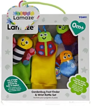 Lamaze Gardenbug Wrist Baby Rattle Toy Baby Gift Set Cute Foot Finder Baby Toy
