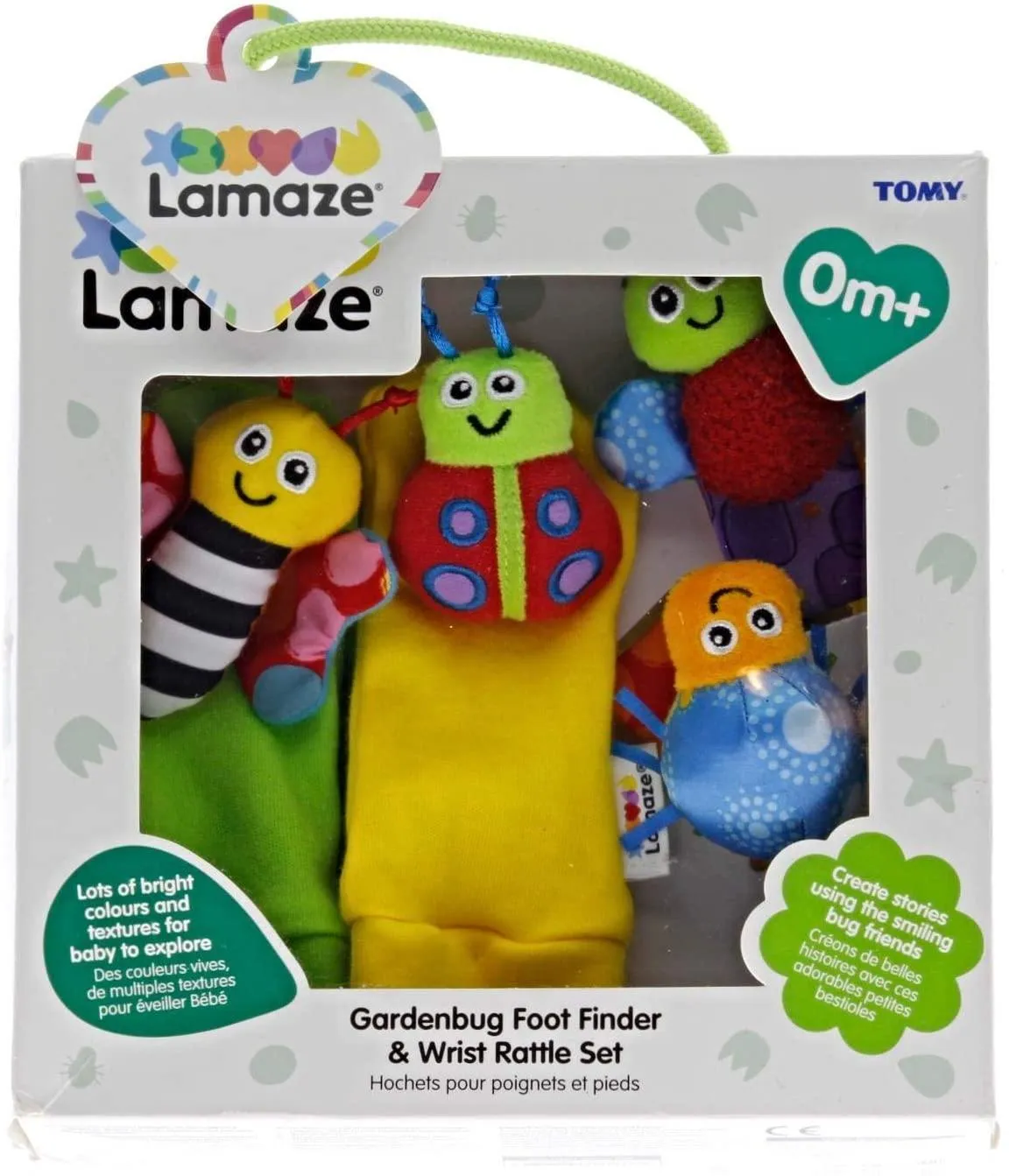 Lamaze Gardenbug Wrist Baby Rattle Toy Baby Gift Set Cute Foot Finder Baby Toy