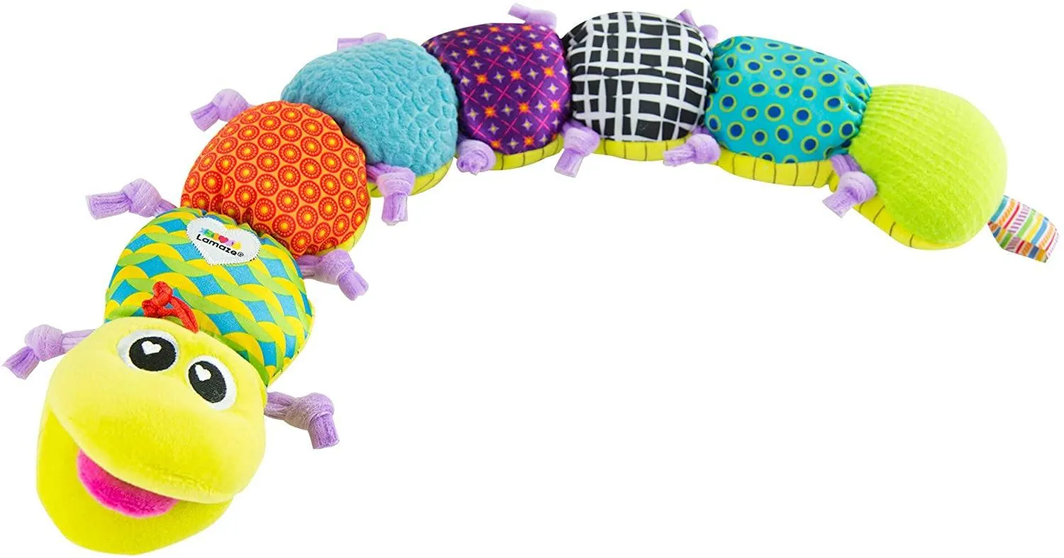 Lamaze Musical Inchworm Baby Toy Soft Baby Sensory Toy with Colours