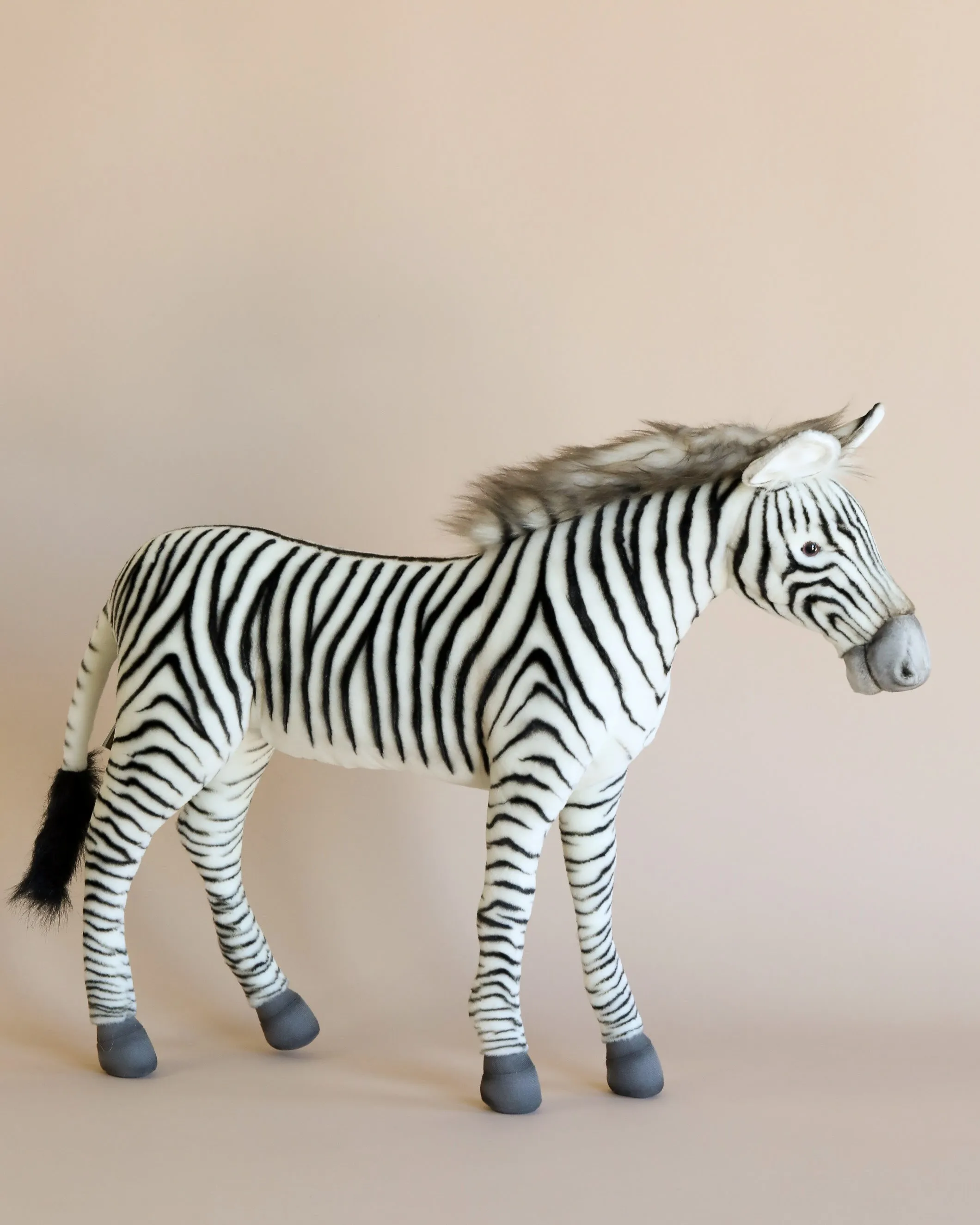 Large Zebra Stuffed Animal Odin Parker