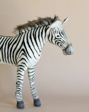Large Zebra Stuffed Animal Odin Parker