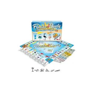 Late For The Sky Florida-Opoly Monopoly Style Board Game