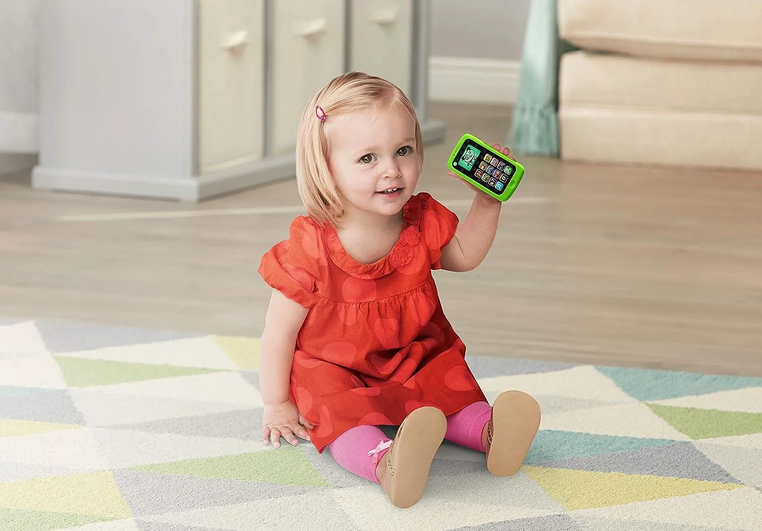 LeapFrog Chat & Count Smartphone Scout Refresh, Green
