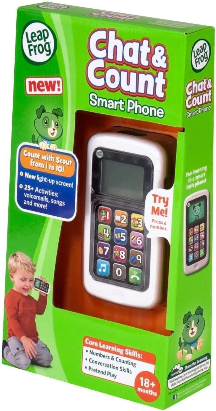 LeapFrog Chat & Count Smartphone Scout Refresh, Green