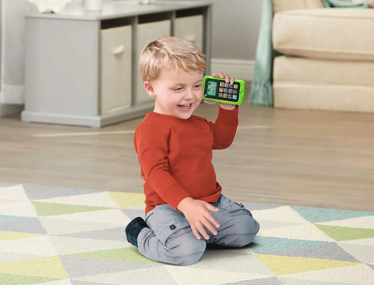 LeapFrog Chat & Count Smartphone Scout Refresh, Green