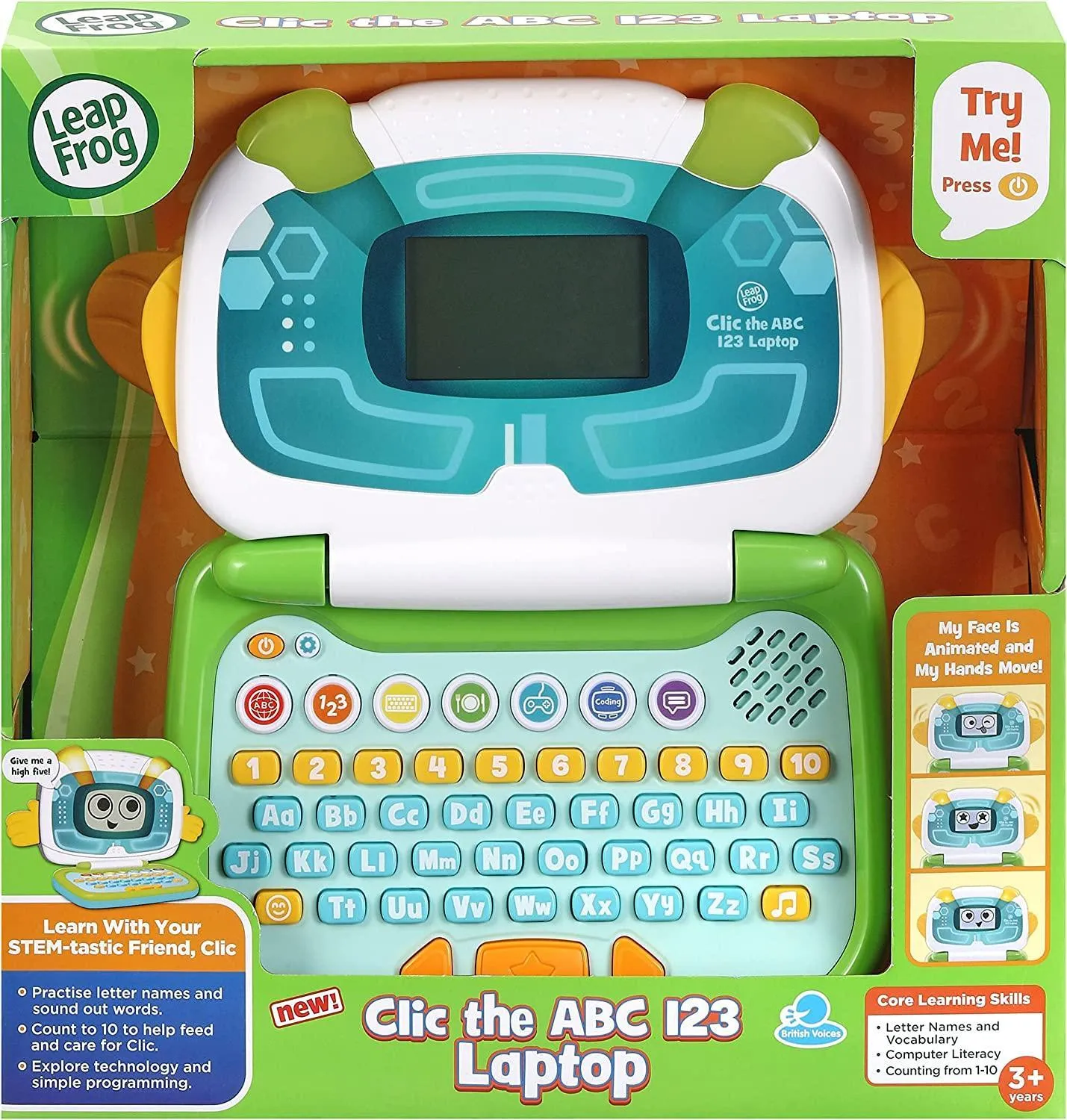 LeapFrog Clic the ABC 123 Laptop