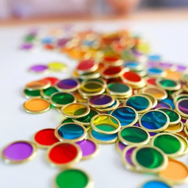 Learn & Grow | Metal-Rimmed Counting Chips