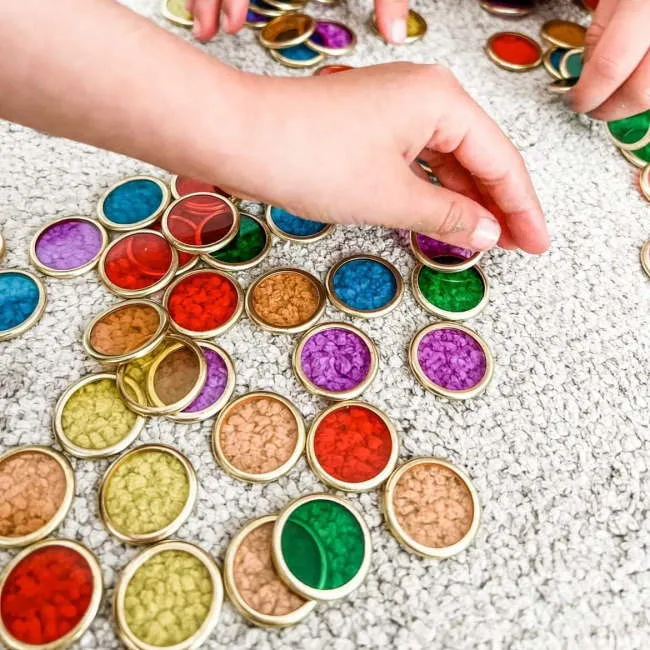 Learn & Grow | Metal-Rimmed Counting Chips