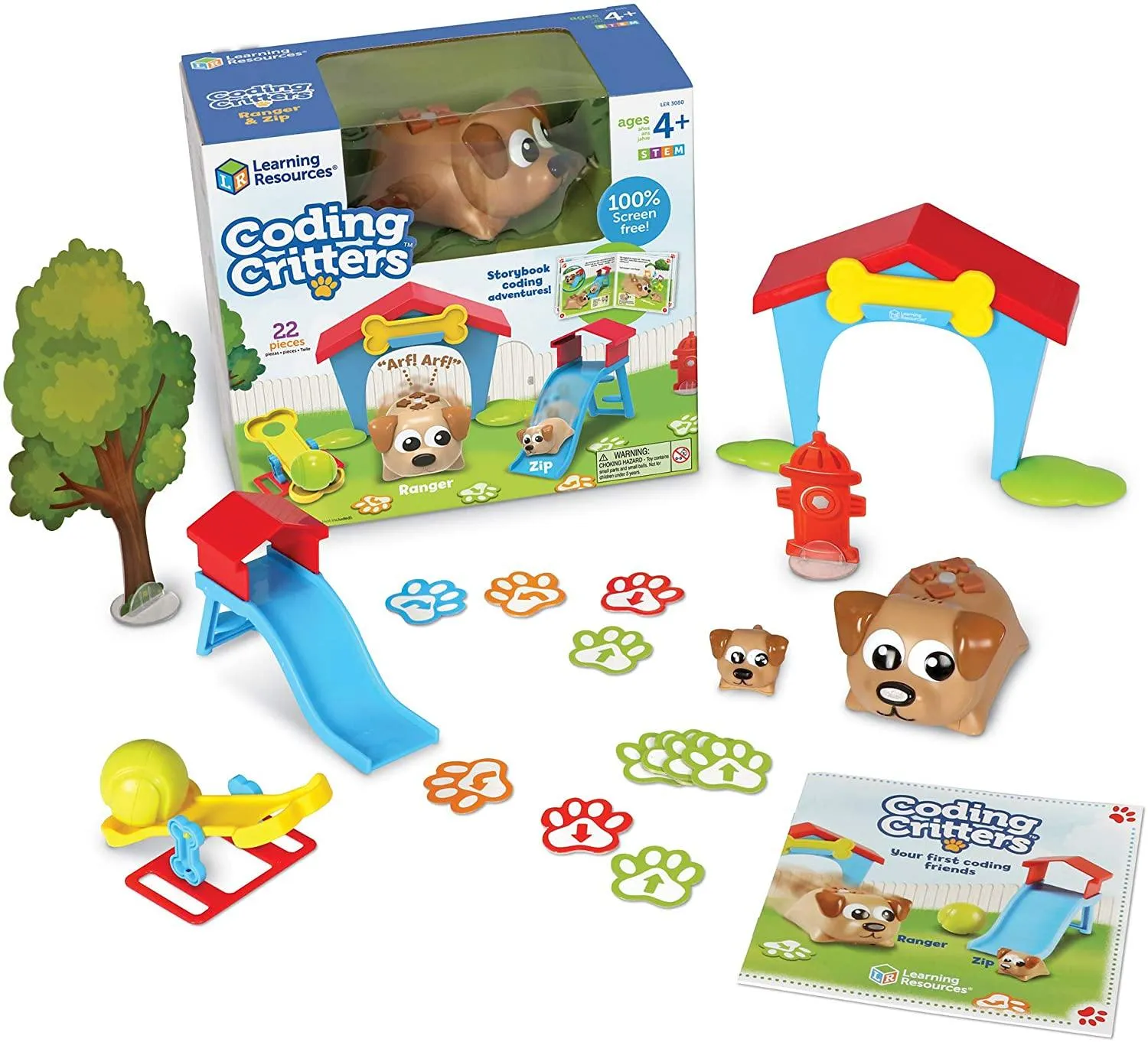 Learning Resources LER3080 Coding Critters Ranger & Zip