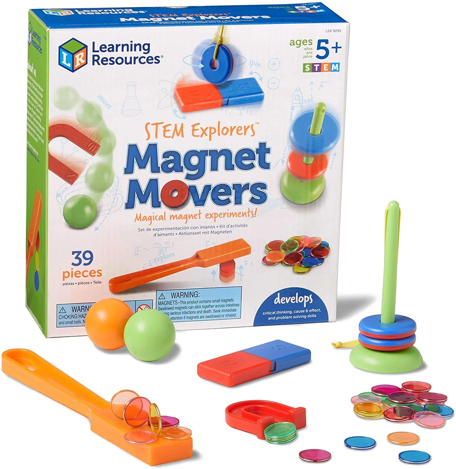 Learning Resources LER9295 Magnet Movers Stem Explorers