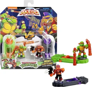 Legends Of Akedo Teenage Mutant Ninja Turtles. Mini Battling Warriors Versus Pack