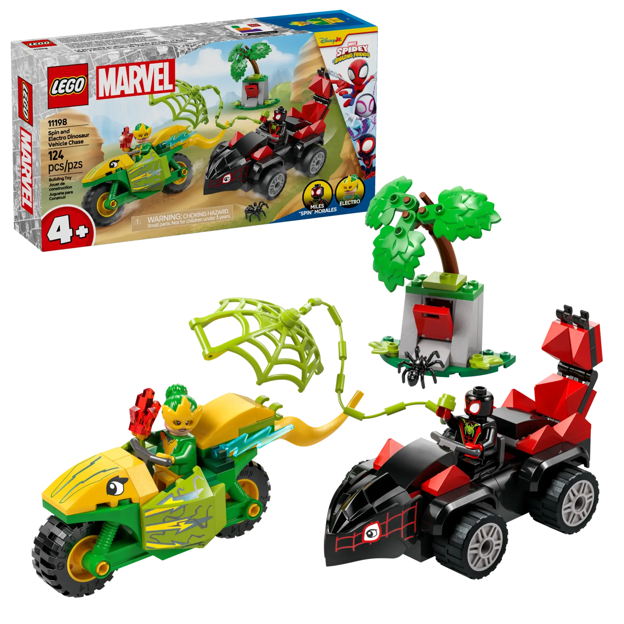 LEGO 11198 Spidey Spin and Electro Dinosaur Vehicle Chase