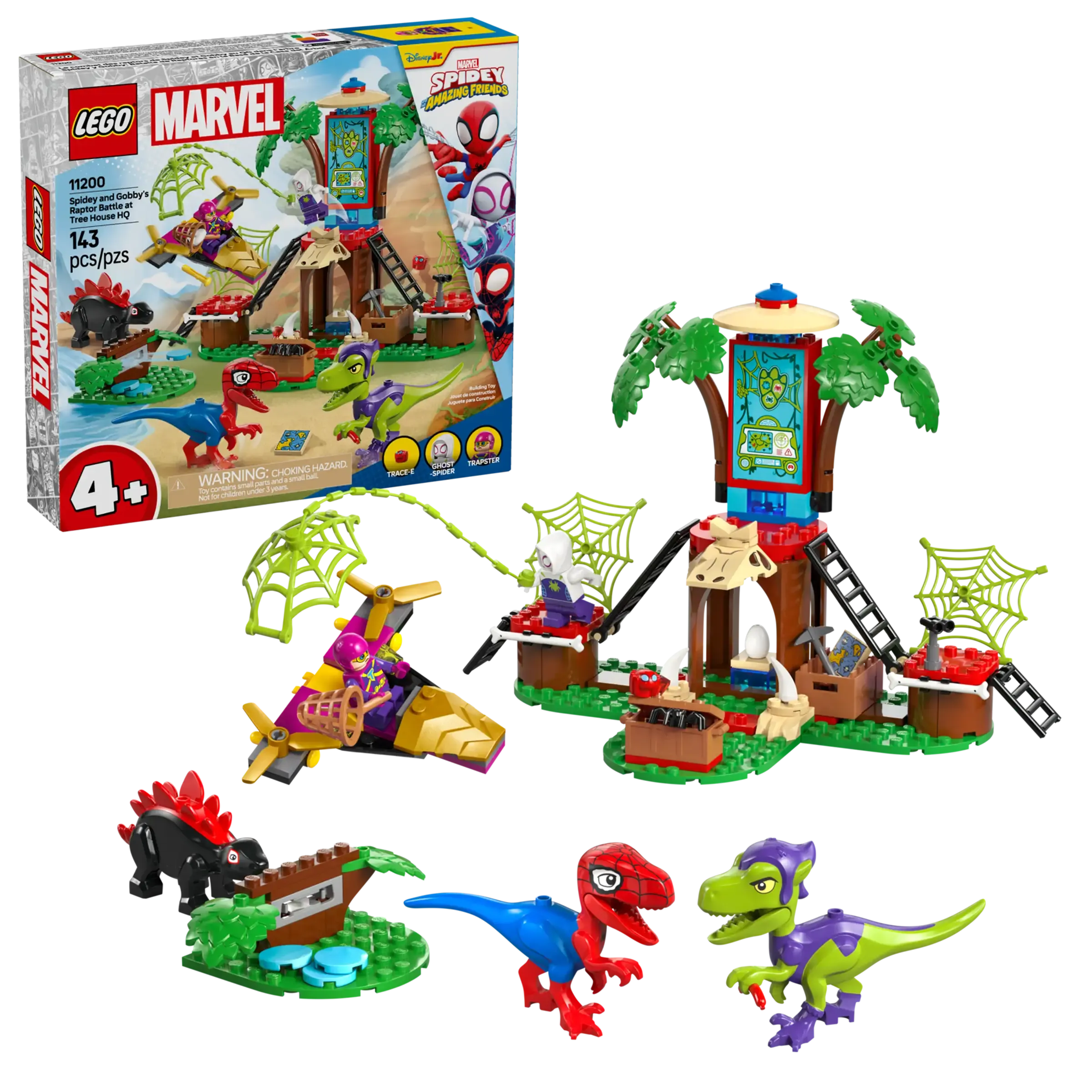 LEGO 11200 Spidey And Gobbys Raptor Battle At Tree House HQ