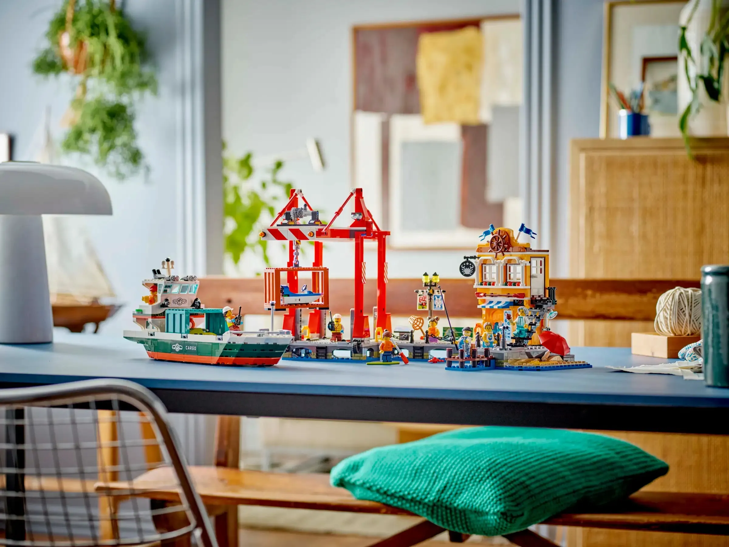 LEGO 60422 City Seaside Harbor with Cargo Ship