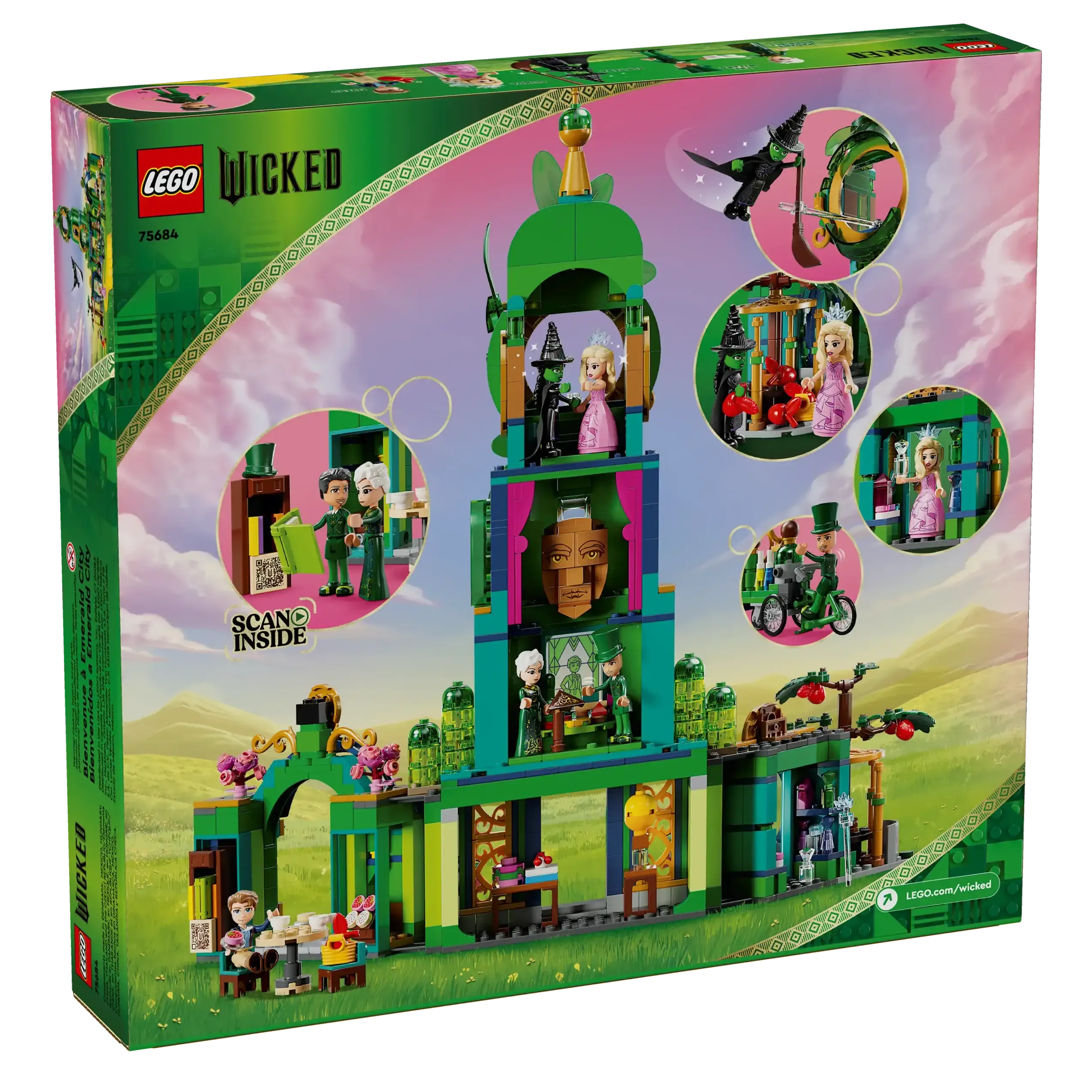 LEGO 75684 Wicked Movie Welcome to Emerald City