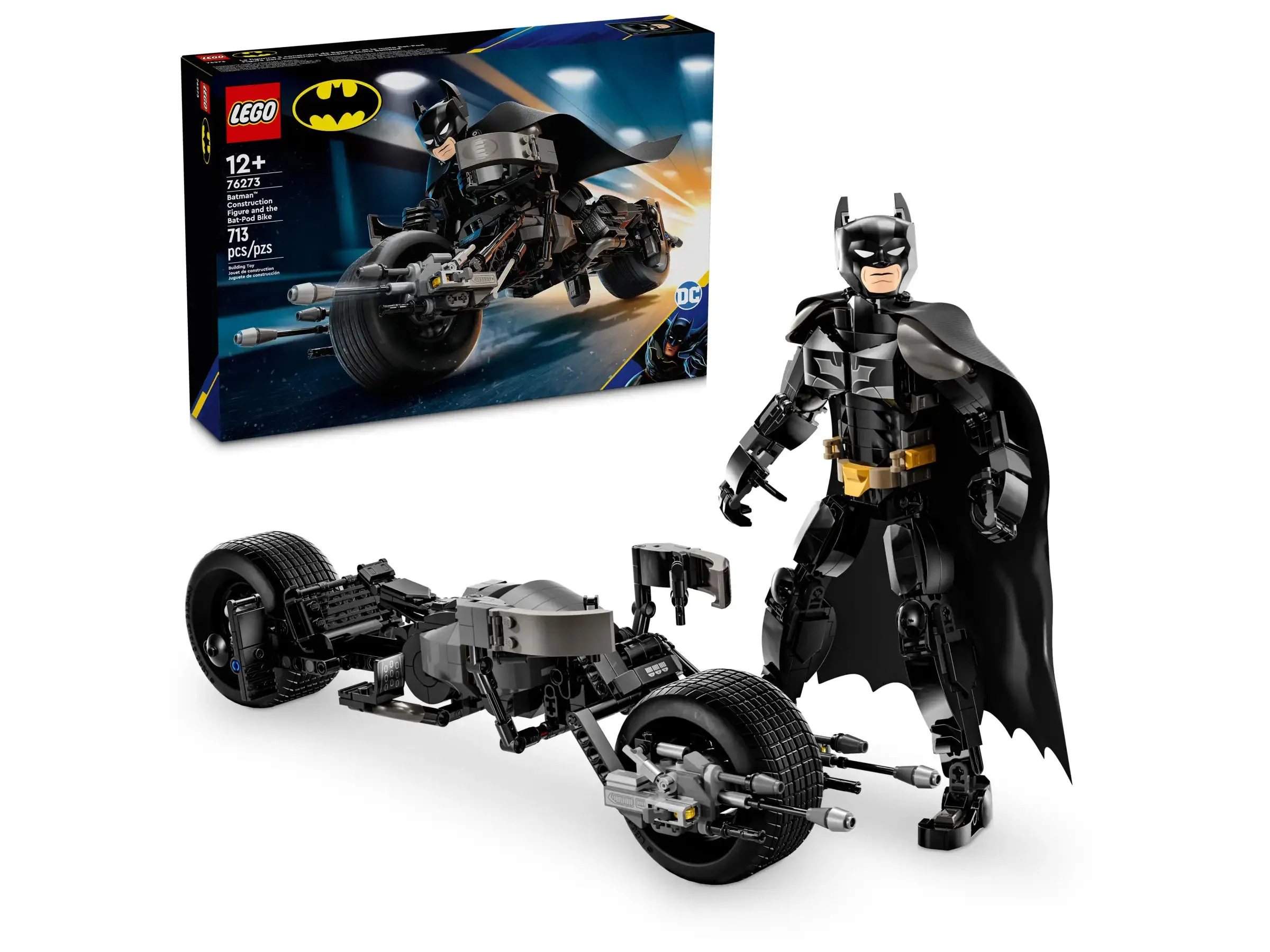 LEGO 76273 DC Batman Construction Figure and the Bat-Pod Bike