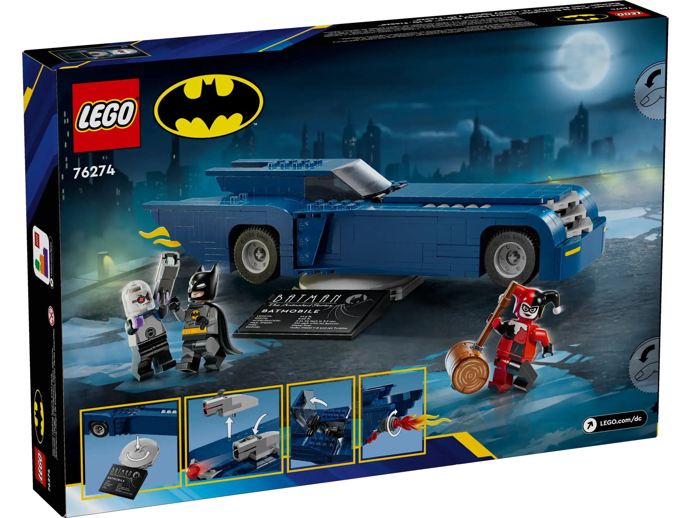 LEGO 76274 DC Batman the Batmobile vs Harley Quinn and Mr Freeze
