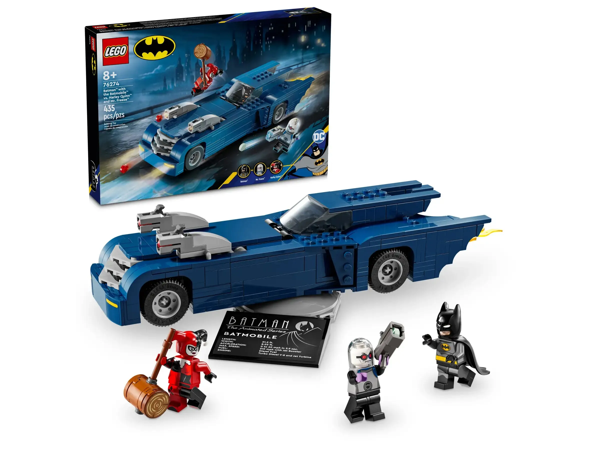 LEGO 76274 DC Batman the Batmobile vs Harley Quinn and Mr Freeze