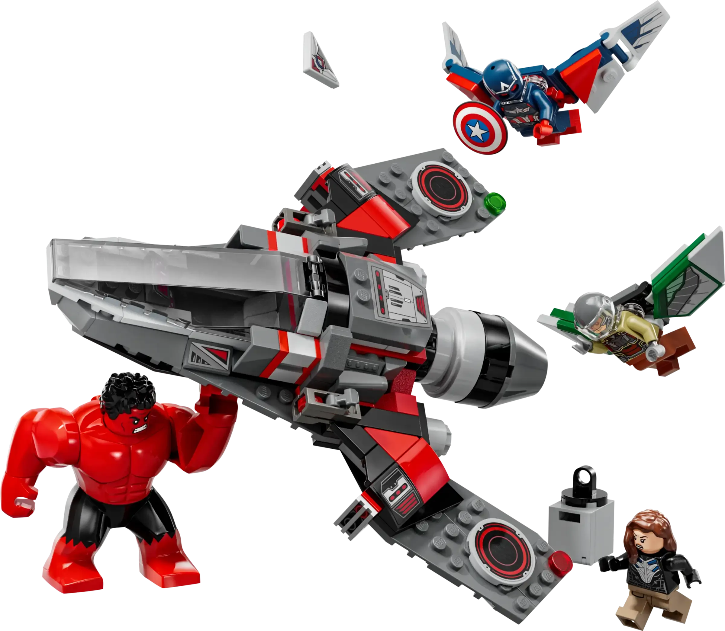 LEGO 76292 MARVEL Captain America vs. Red Hulk Battle