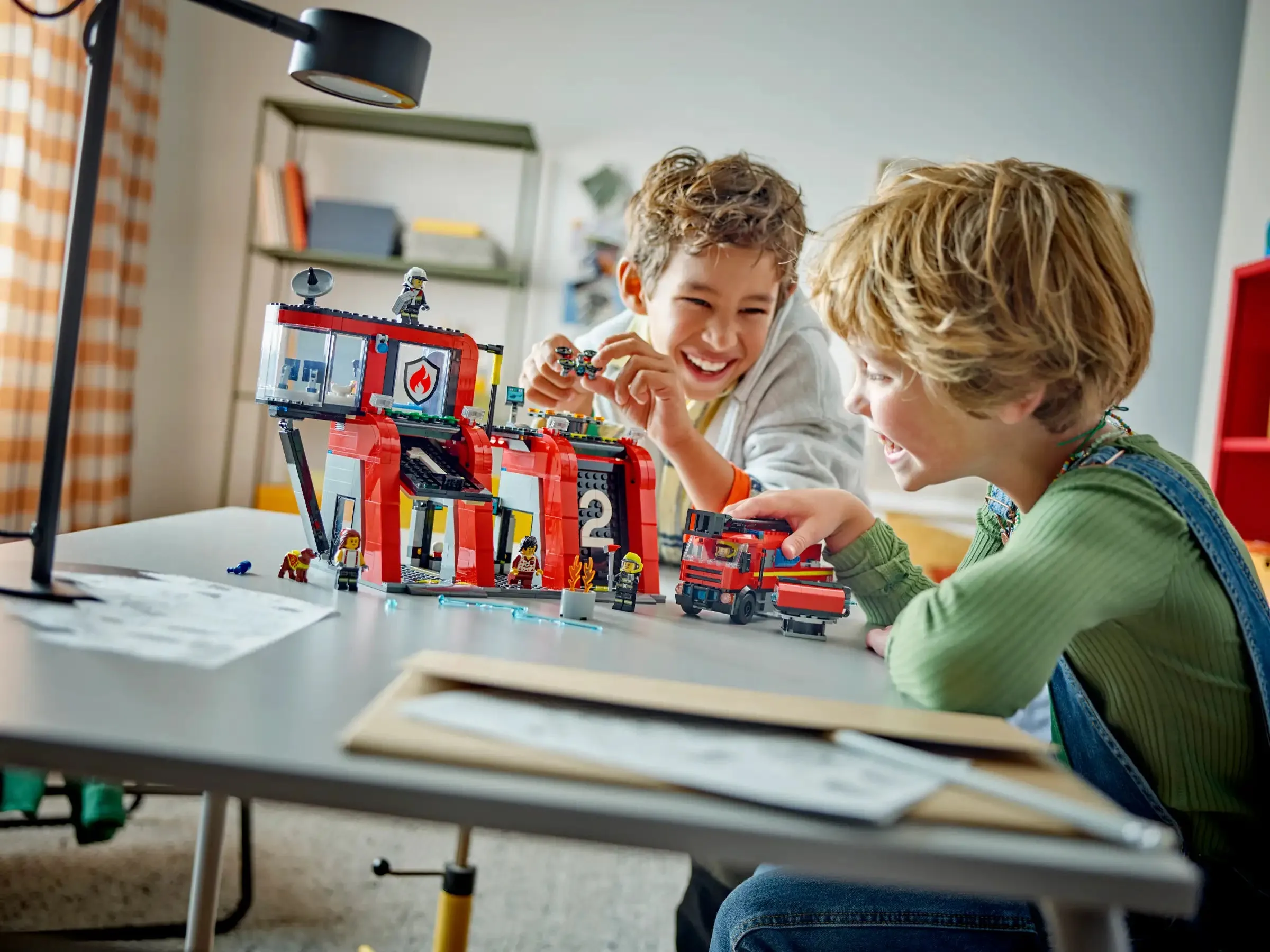 LEGO CITY 60414 Fire Station with Fire Truck