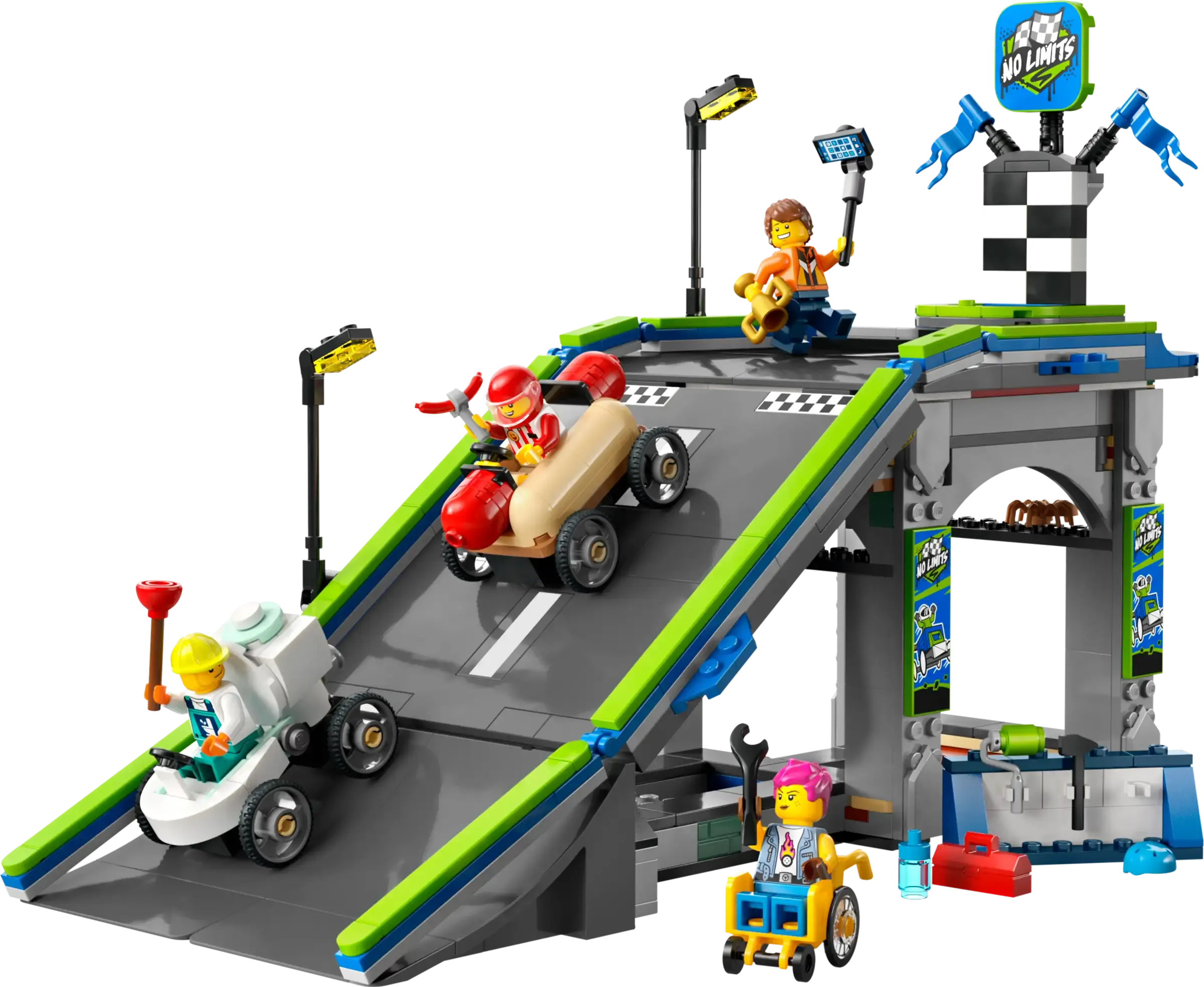 LEGO CITY 60460 No Limits: Race Car Ramp Track
