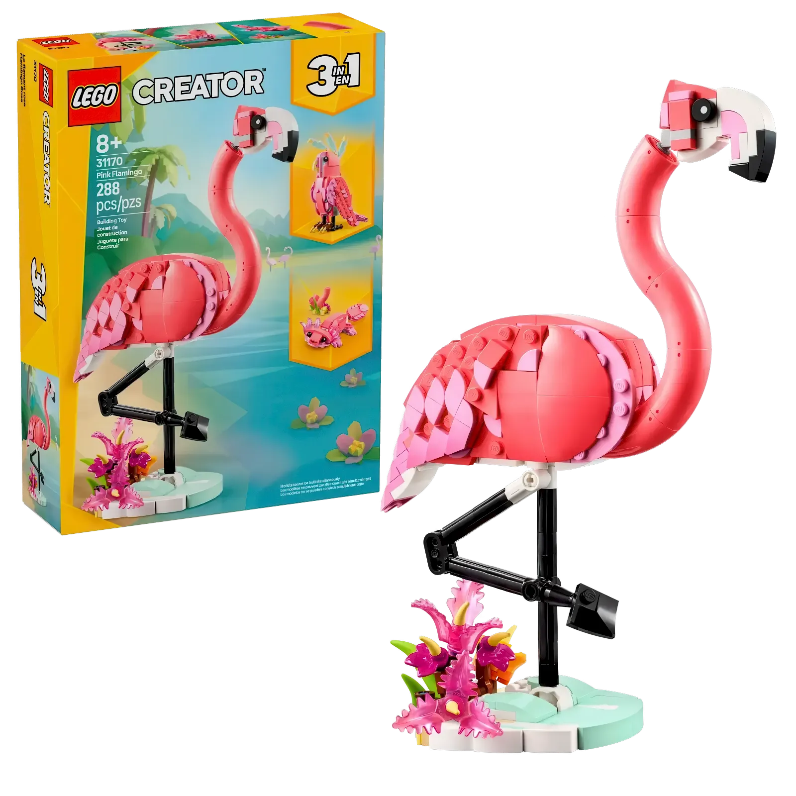 LEGO CREATOR 31170 Wild Animals: Pink Flamingo