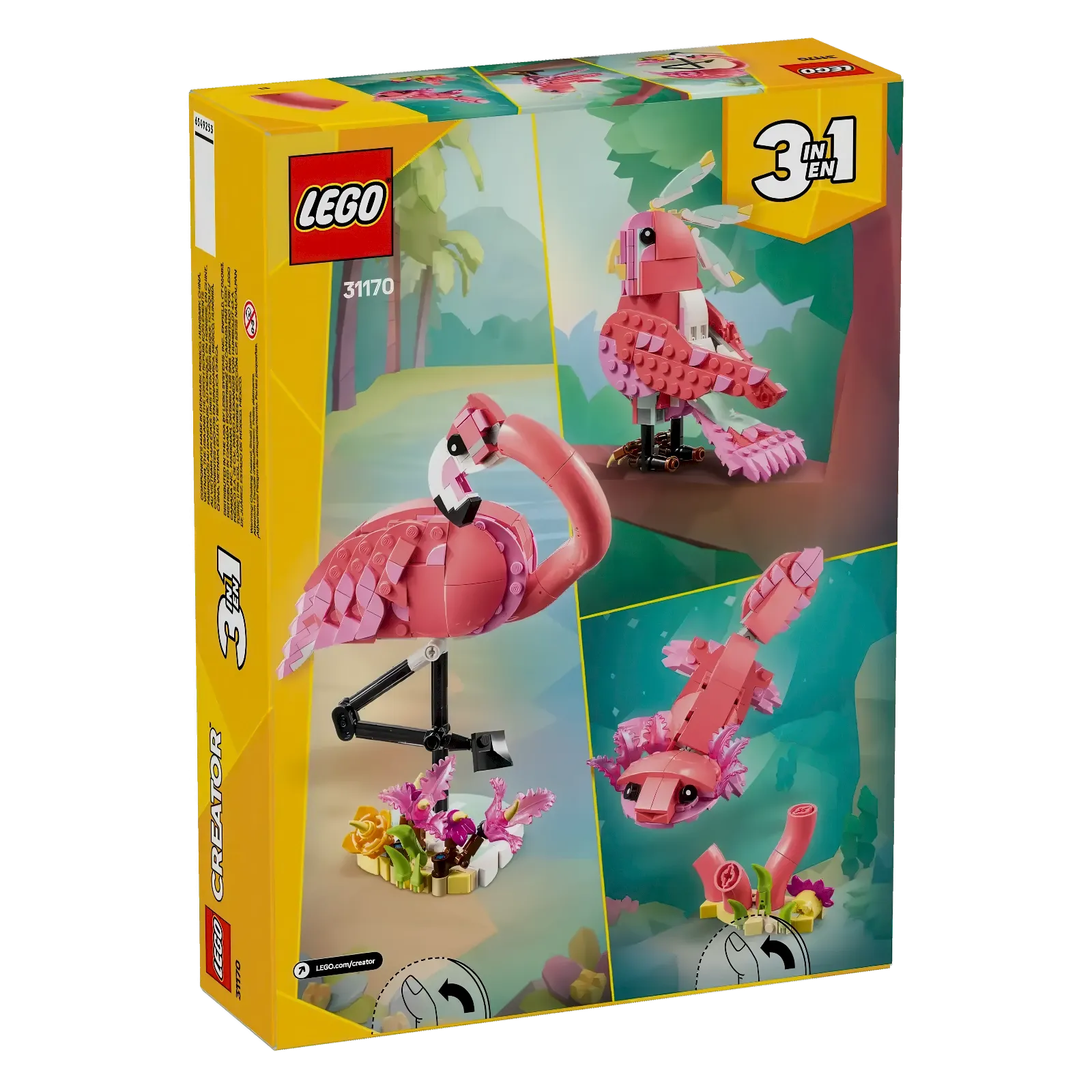 LEGO CREATOR 31170 Wild Animals: Pink Flamingo