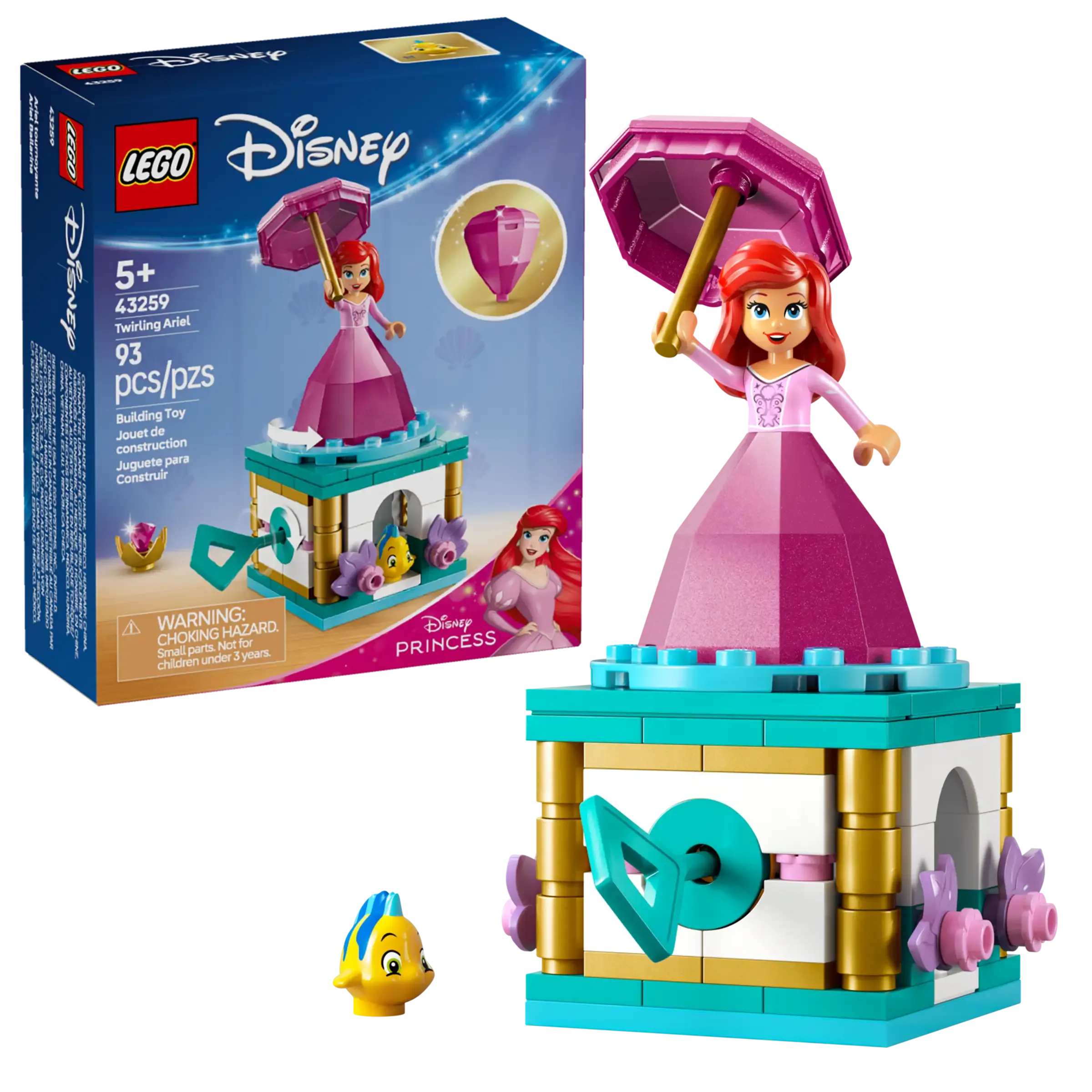 LEGO DISNEY 43259 Twirling Ariel