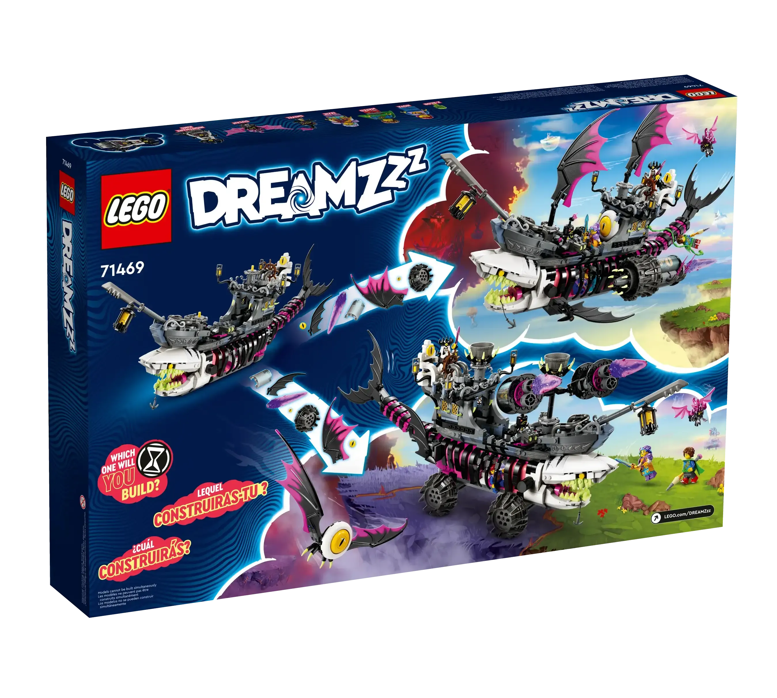 LEGO DREAMZZZ 71469 Nightmare Shark Ship