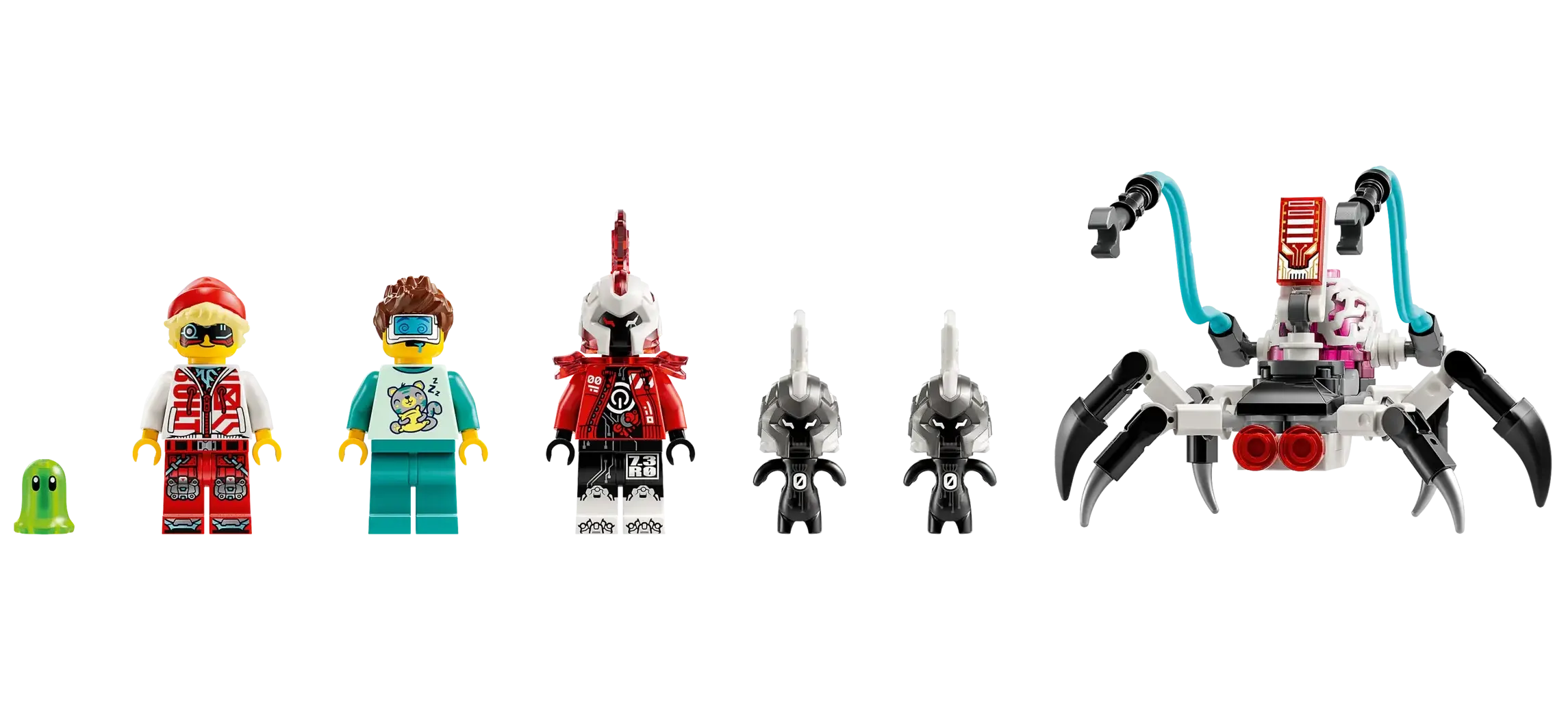 LEGO DREAMZZZ 71497 Cooper's Tiger Mech & Zero's Hot Rod Car