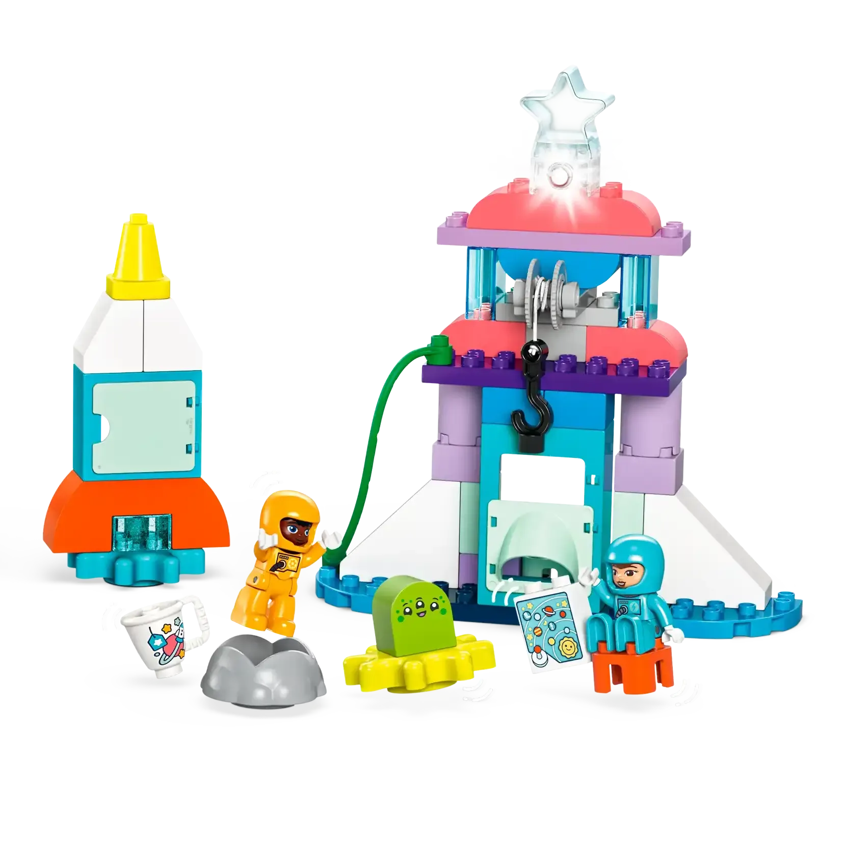 LEGO DUPLO 10422 3-in-1 Space Shuttle for Many Adventures