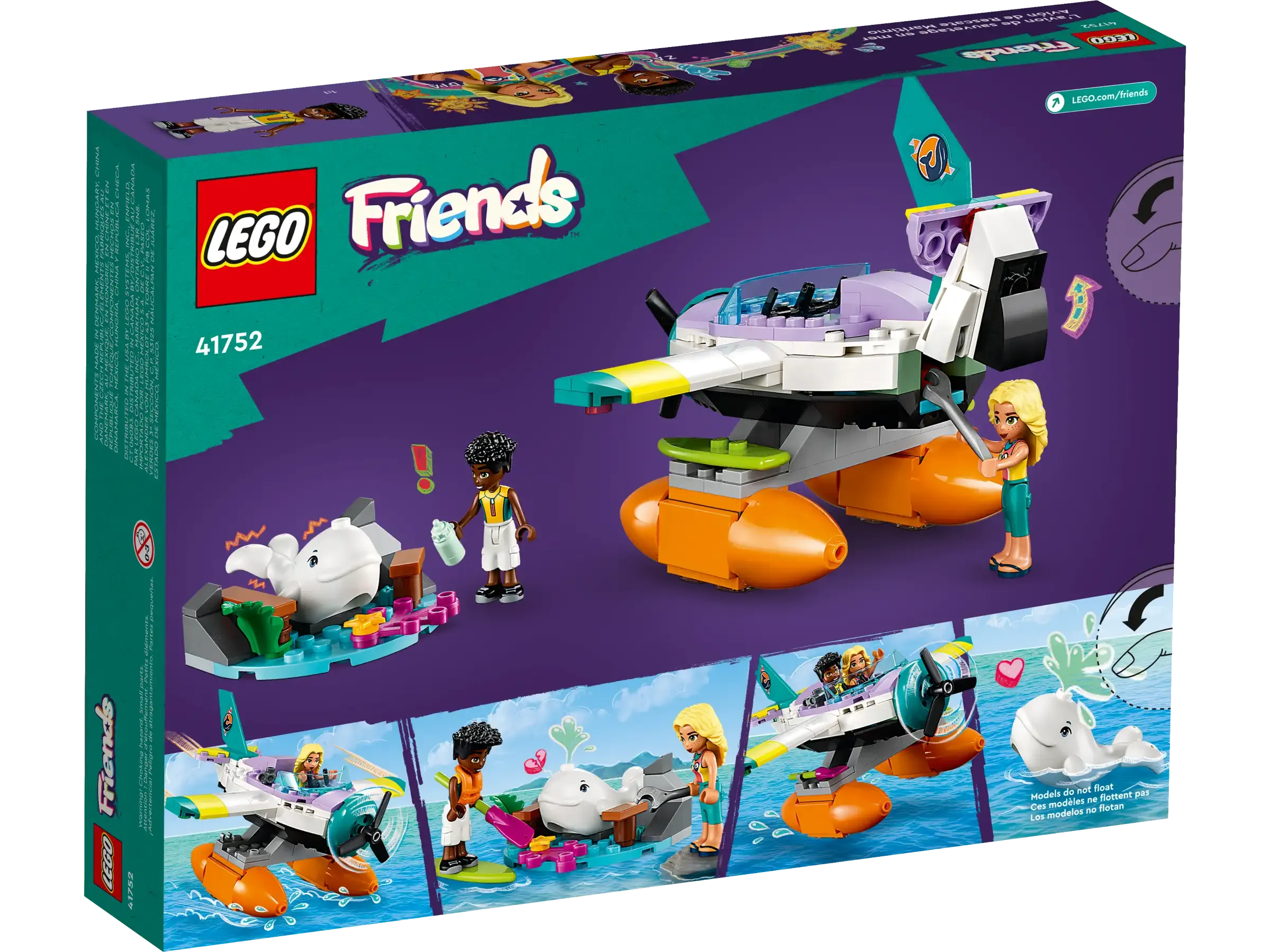 LEGO FRIENDS 41752 Sea Rescue Plane