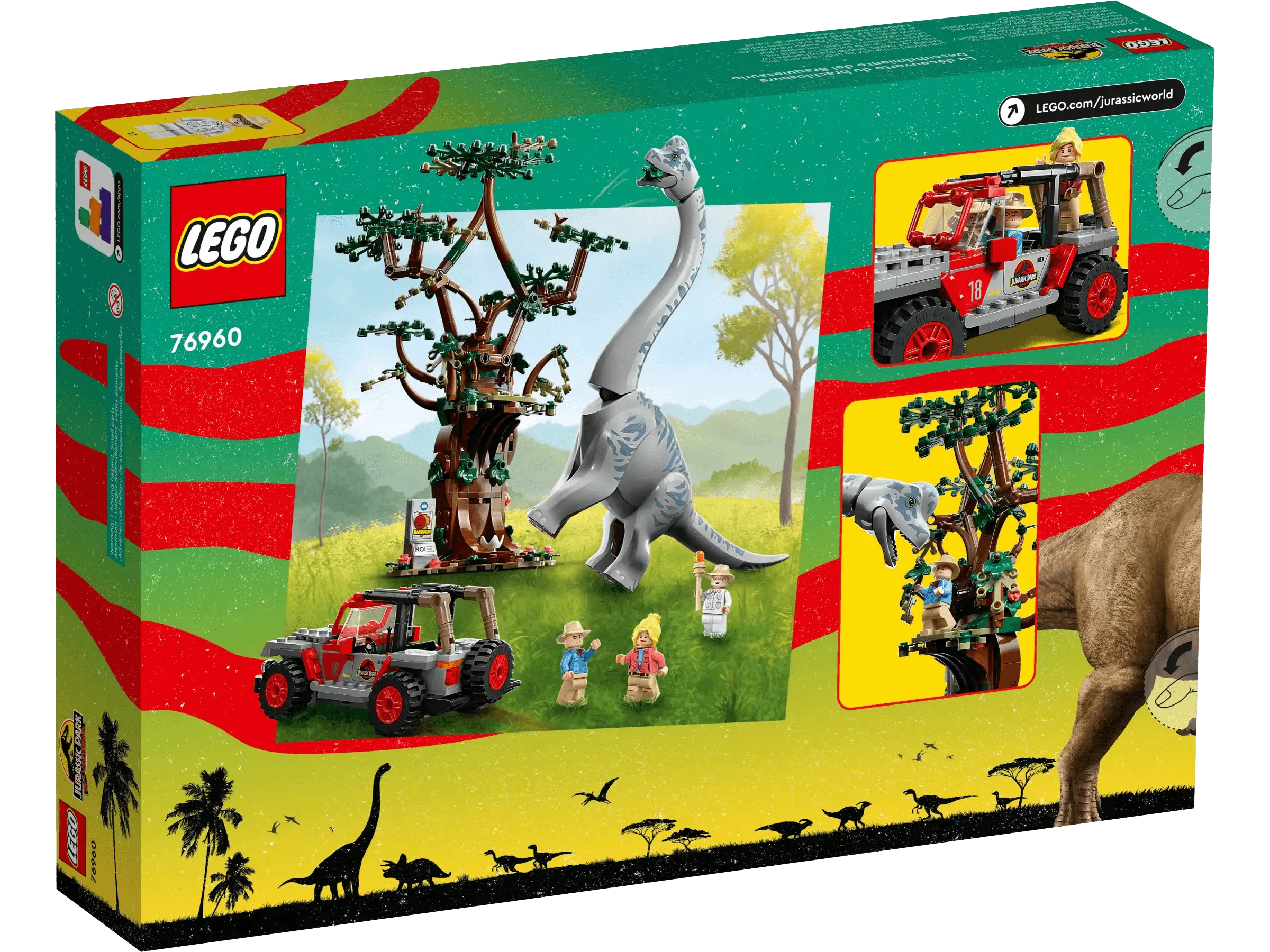 LEGO JURASSIC WORLD 76960 Jurassic Park Brachiosaurus Discovery