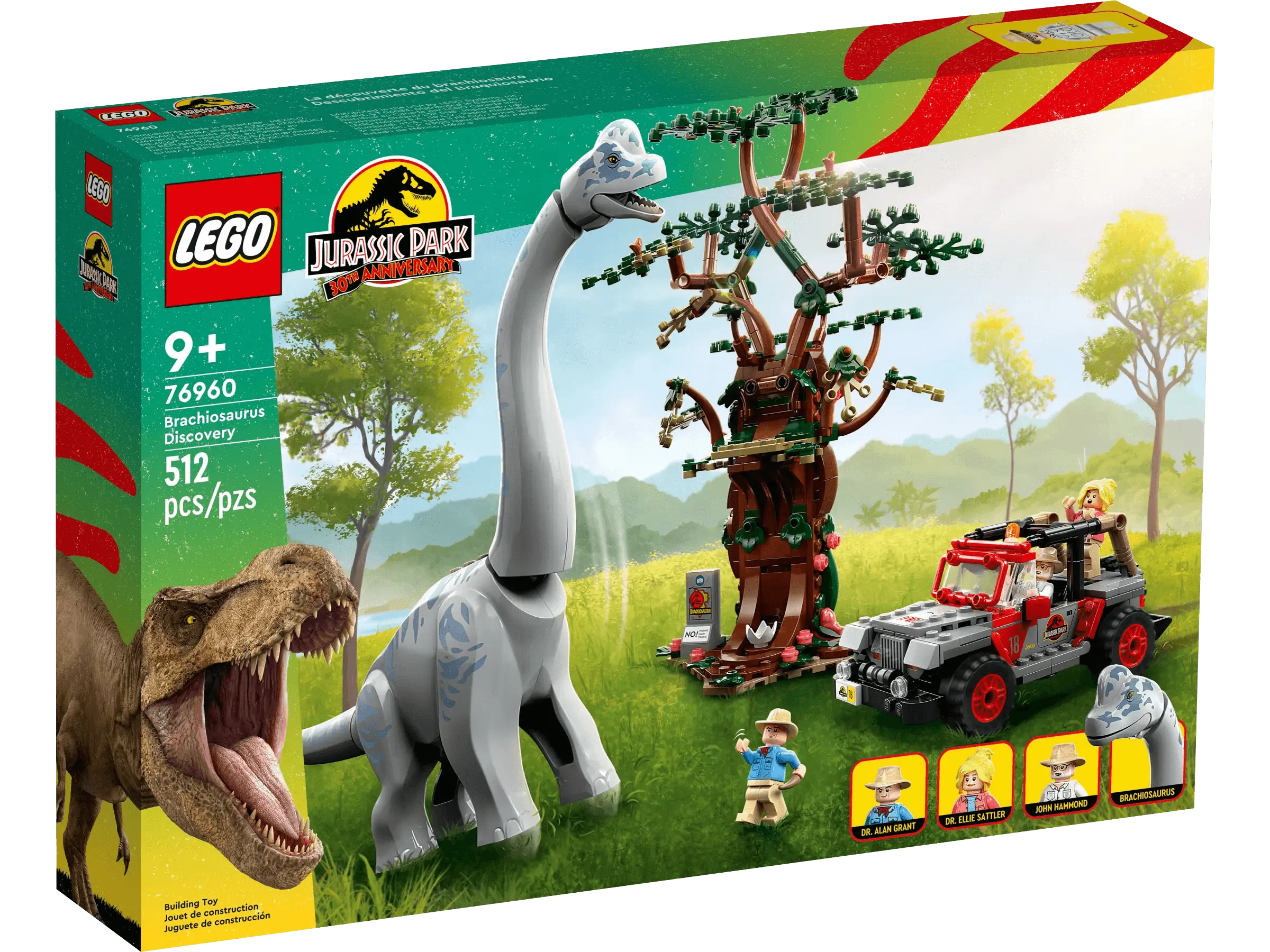 LEGO JURASSIC WORLD 76960 Jurassic Park Brachiosaurus Discovery