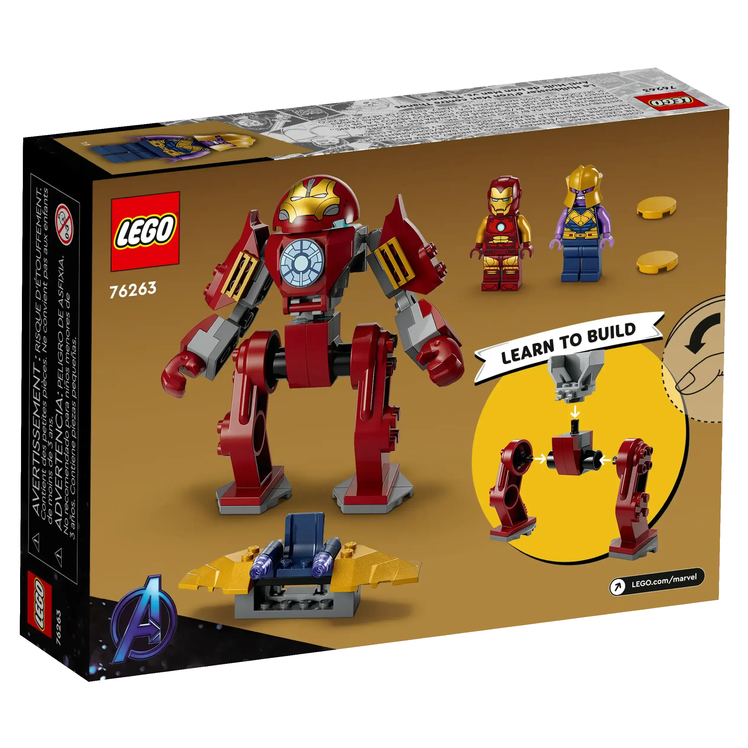 LEGO MARVEL 76263 Iron Man Hulkbuster vs Thanos