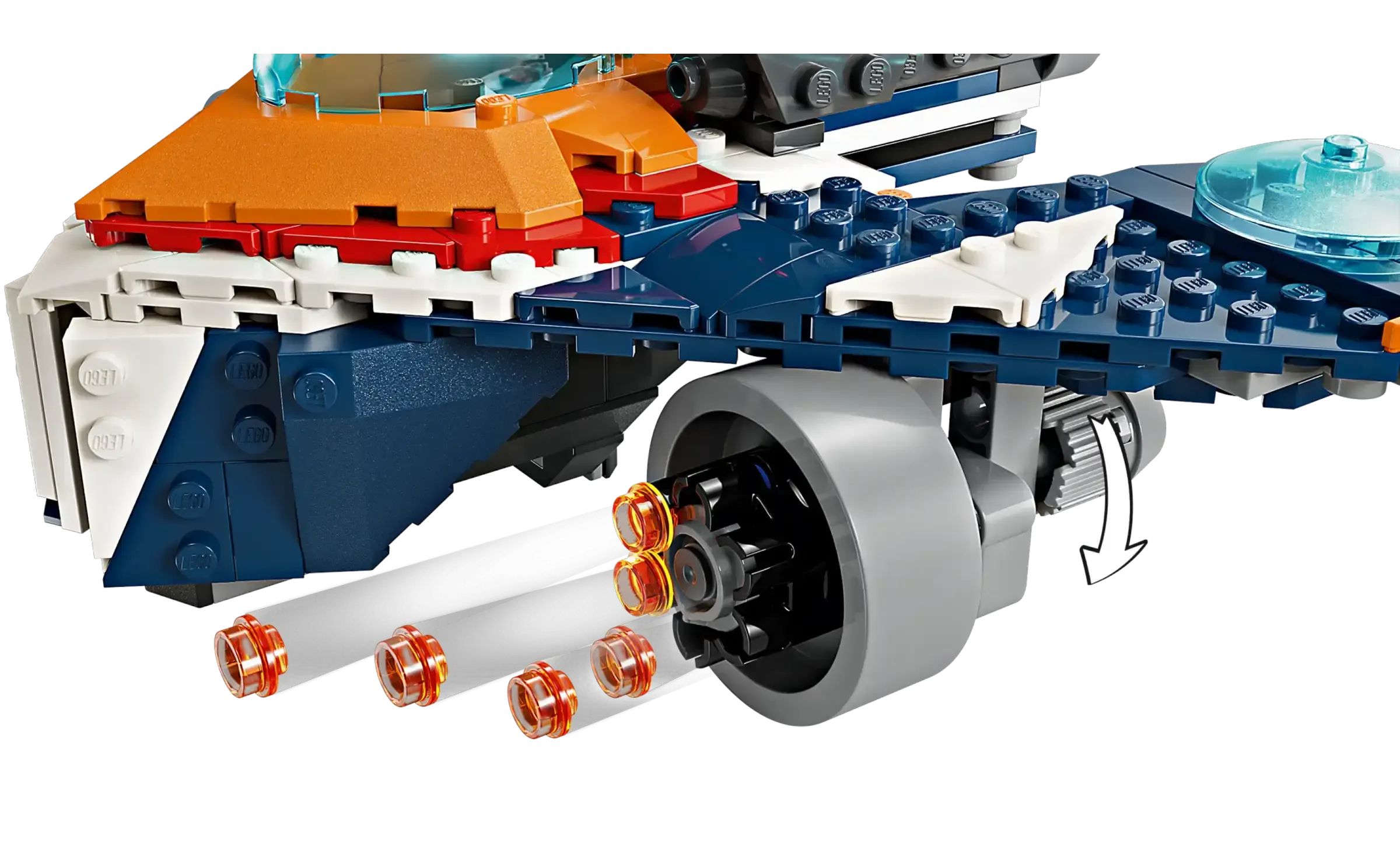 LEGO MARVEL 76278 Rocket's Warbird vs Ronan
