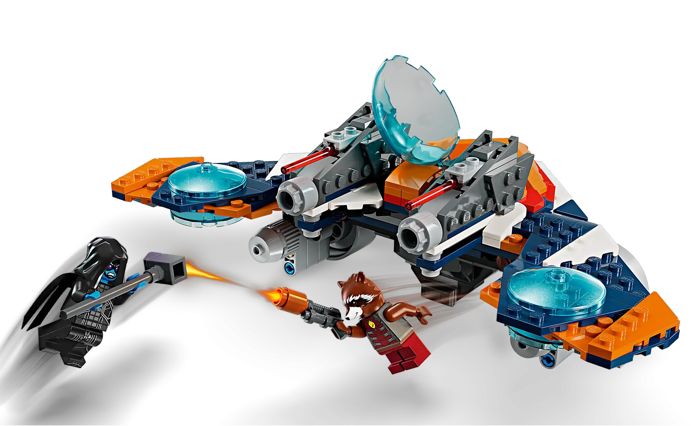 LEGO MARVEL 76278 Rocket's Warbird vs Ronan