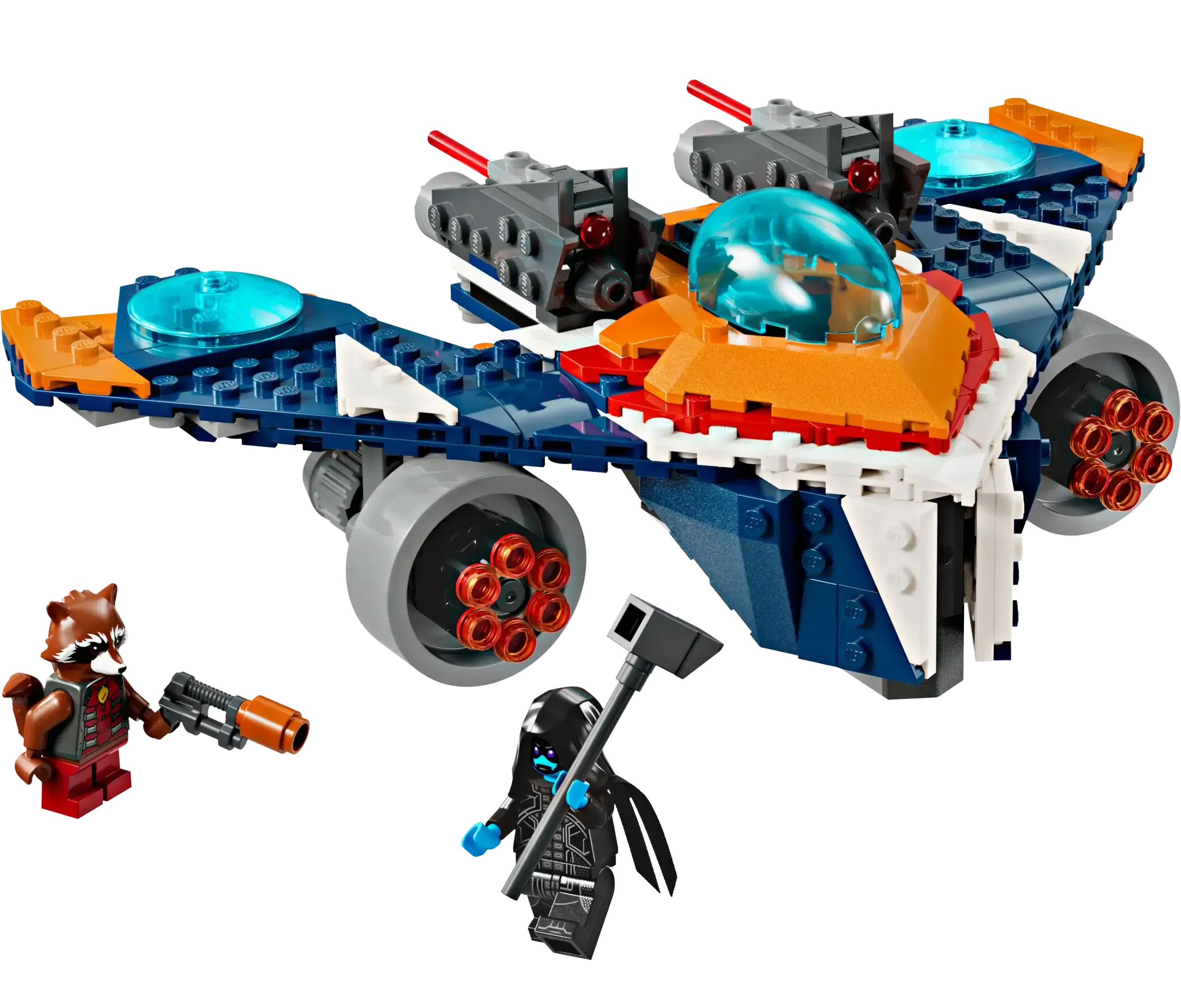LEGO MARVEL 76278 Rocket's Warbird vs Ronan