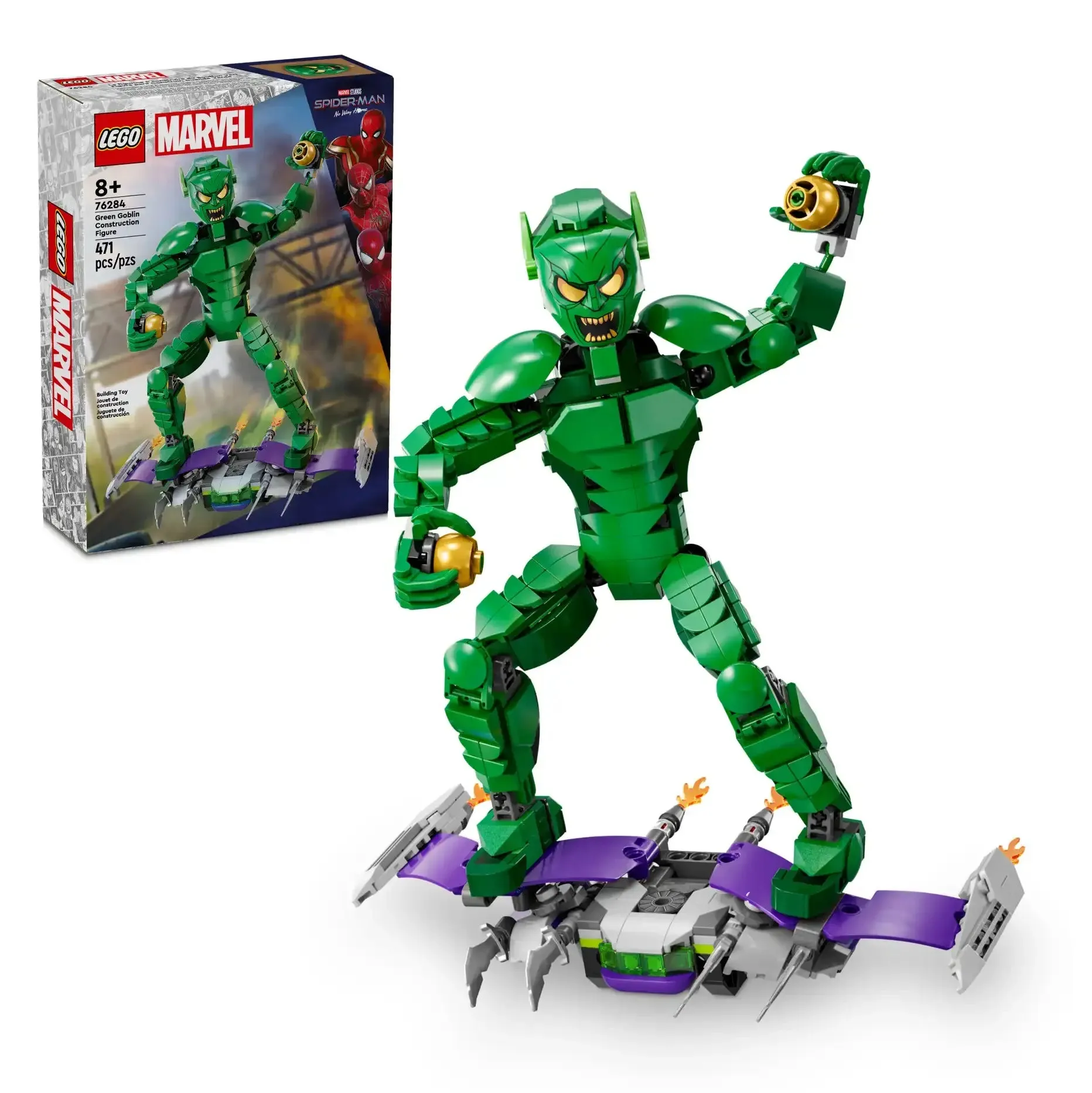 LEGO MARVEL 76284 Green Goblin Construction Figure