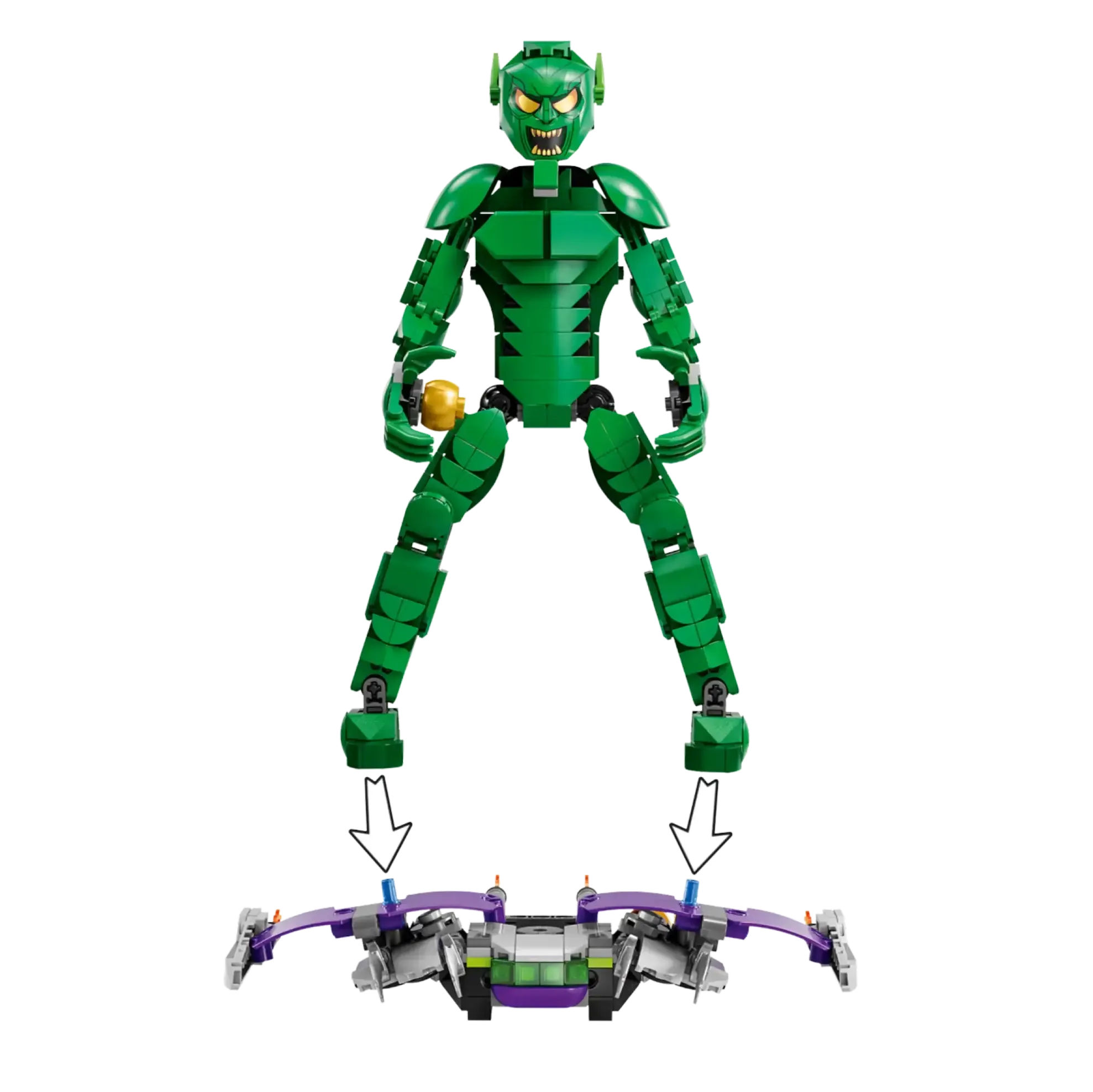 LEGO MARVEL 76284 Green Goblin Construction Figure
