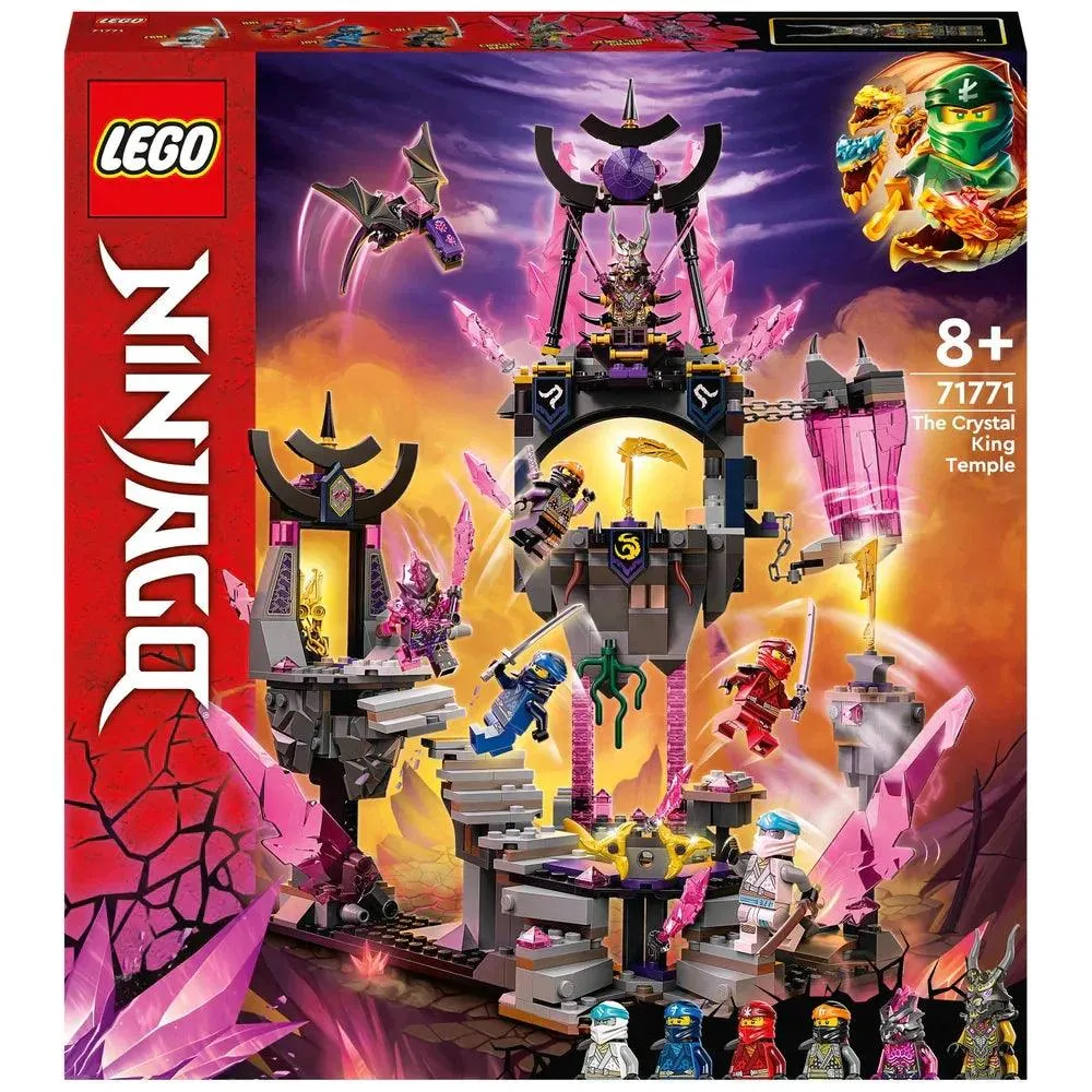 LEGO NINJAGO 71771 The Crystal King Temple Action Playset