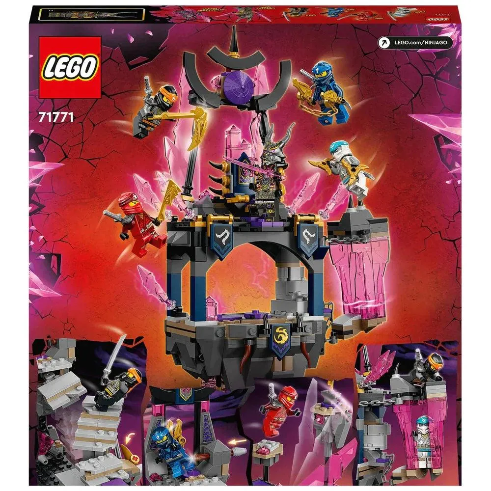 LEGO NINJAGO 71771 The Crystal King Temple Action Playset