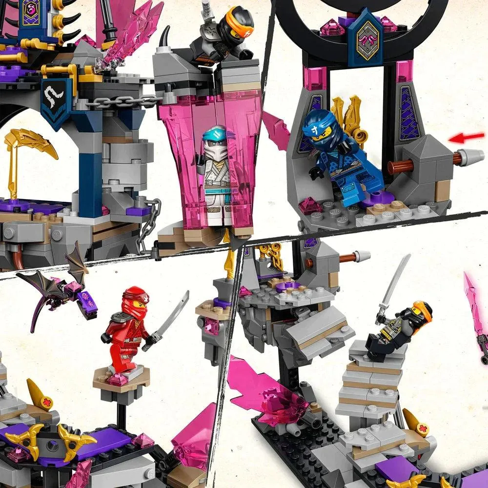 LEGO NINJAGO 71771 The Crystal King Temple Action Playset