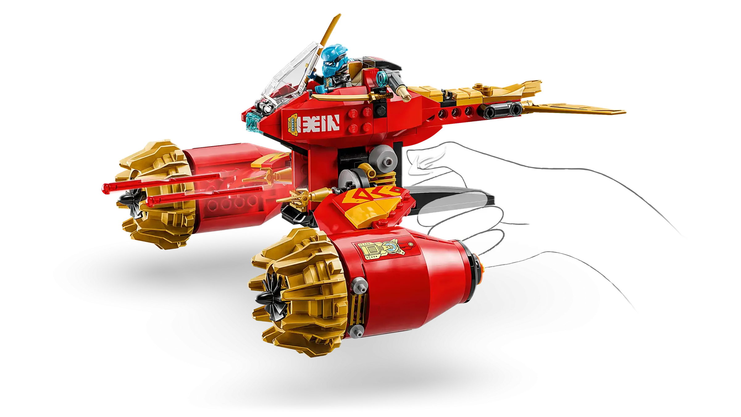 LEGO NINJAGO 71830 Kai's Mech Storm Rider