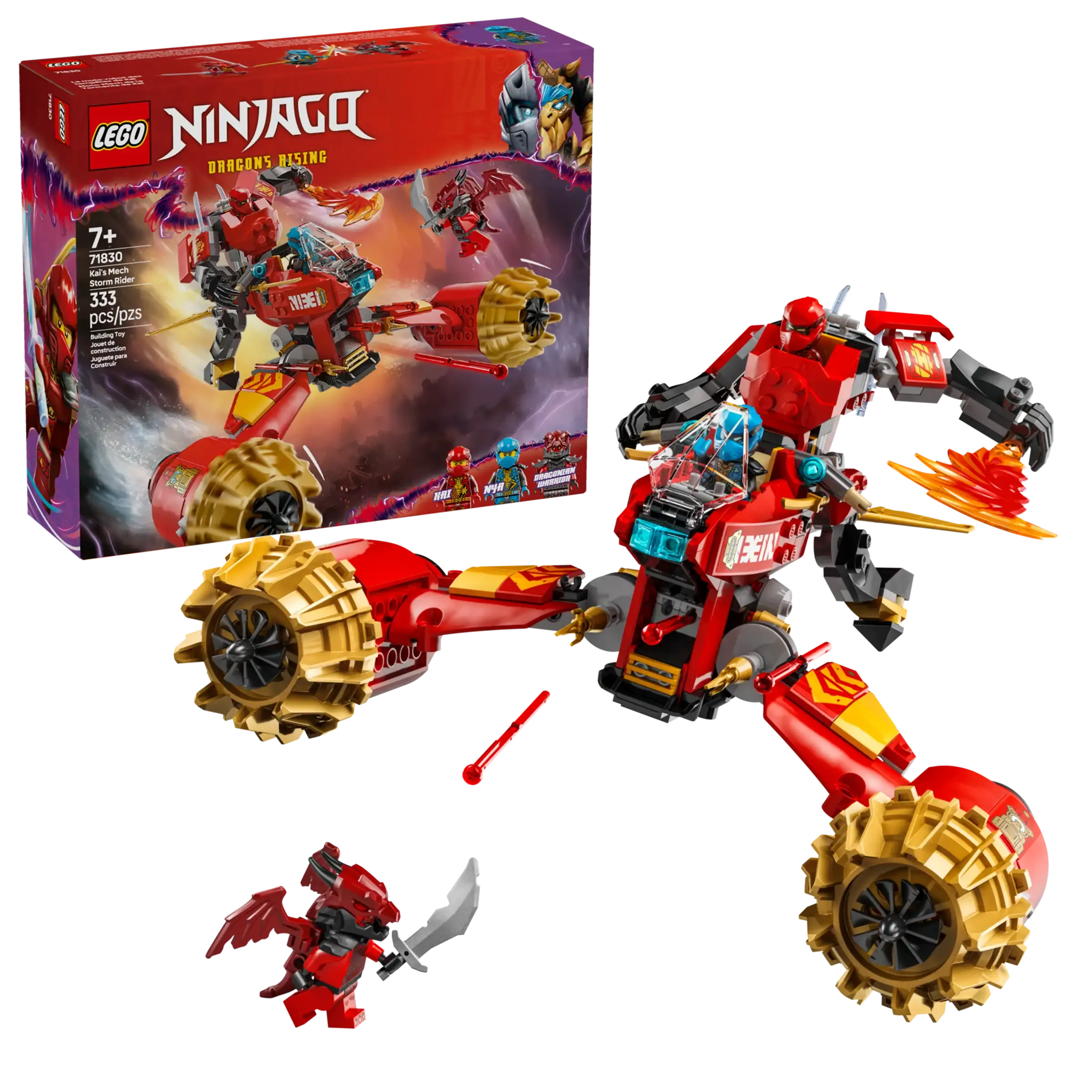 LEGO NINJAGO 71830 Kai's Mech Storm Rider