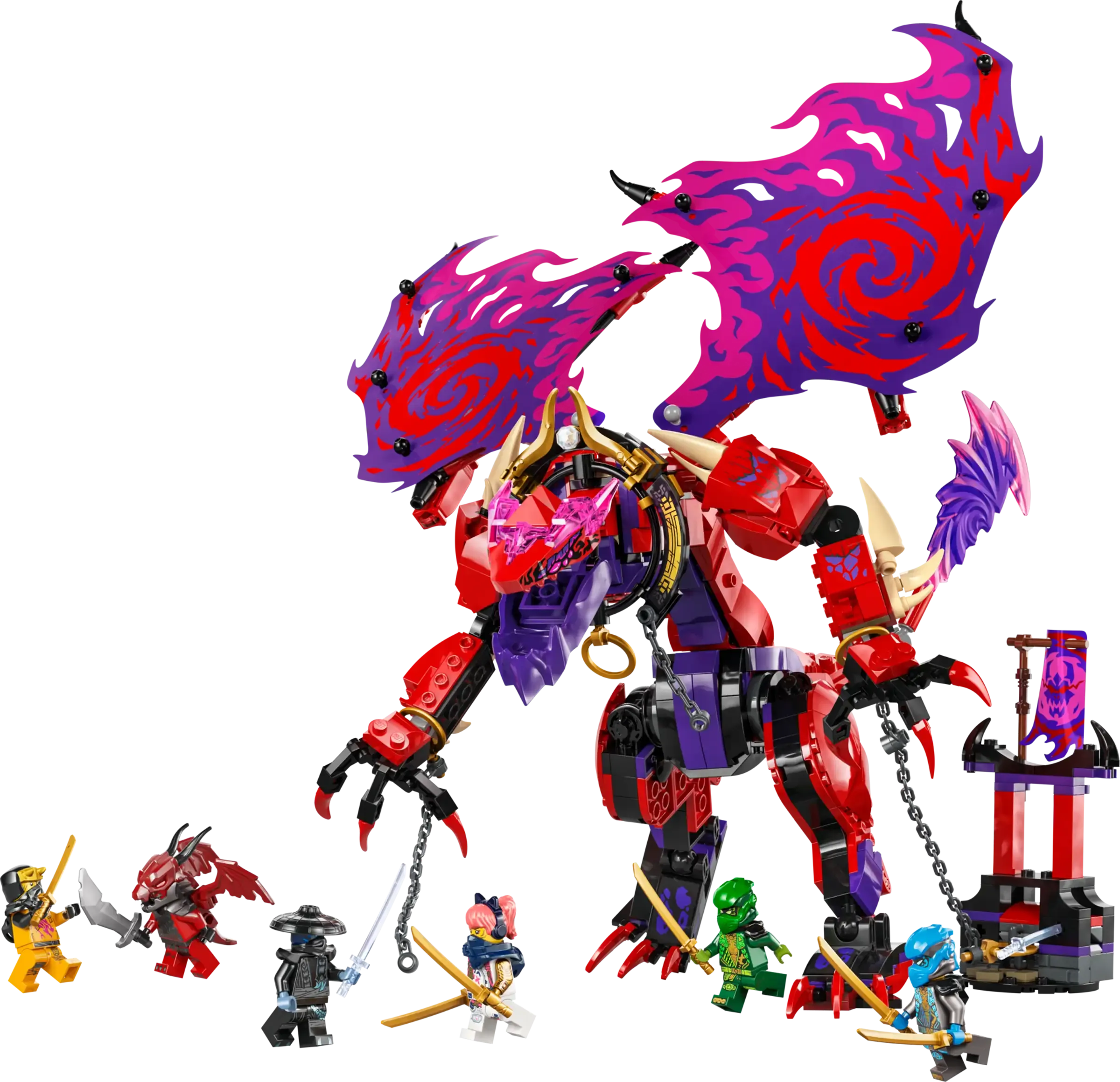 LEGO NINJAGO 71832 Thunderfang Dragon of Chaos